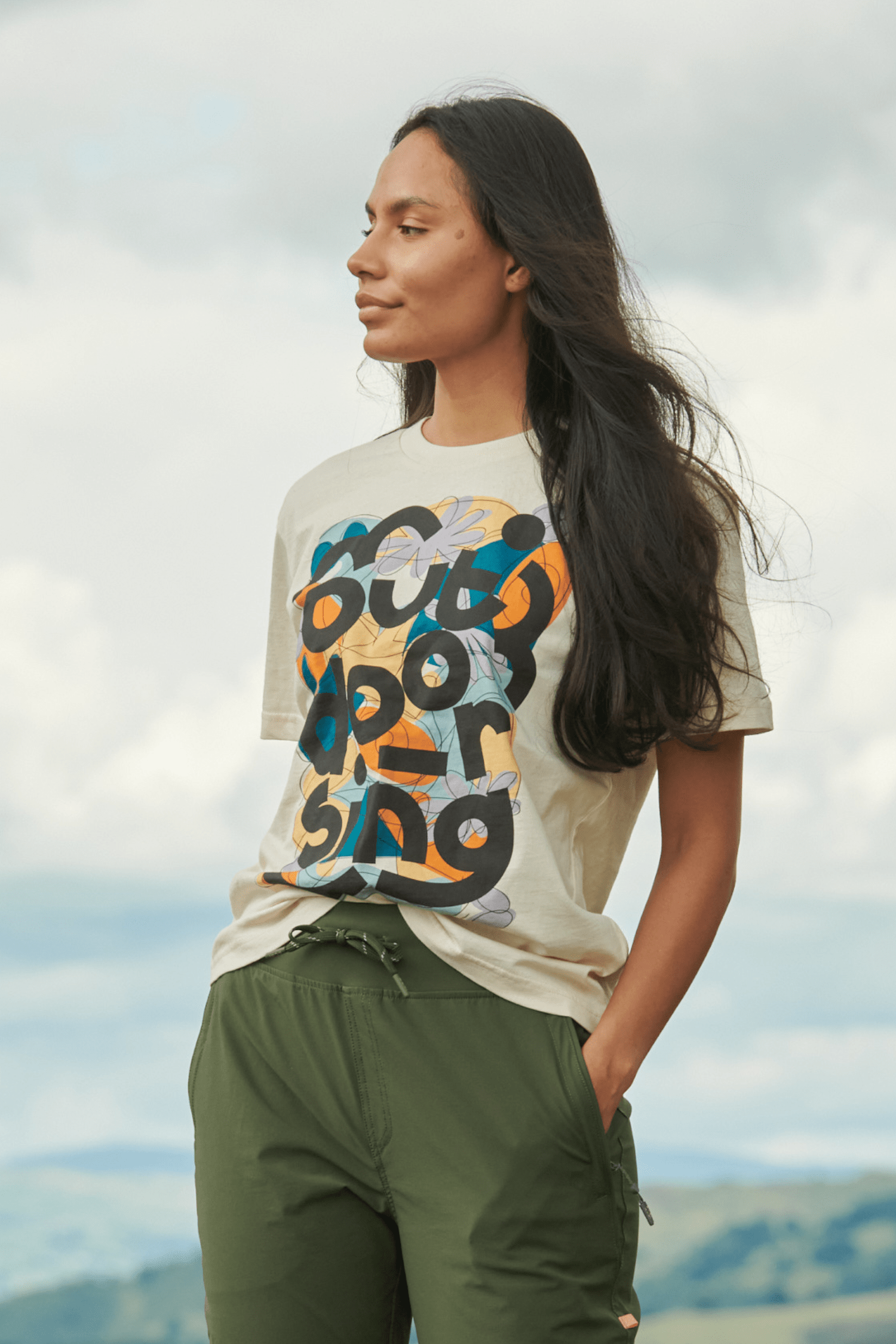ACAI X Caroline Dowsett Outdoorsing Tee - Landscape T-Shirts
