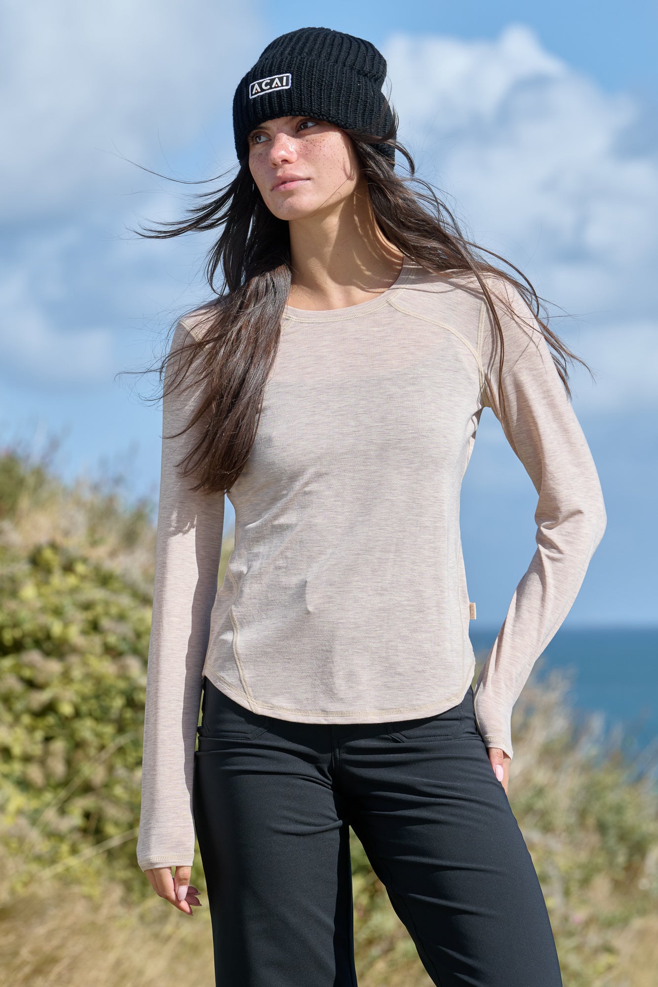 Essence Long Sleeve Baselayer - Oatmeal
