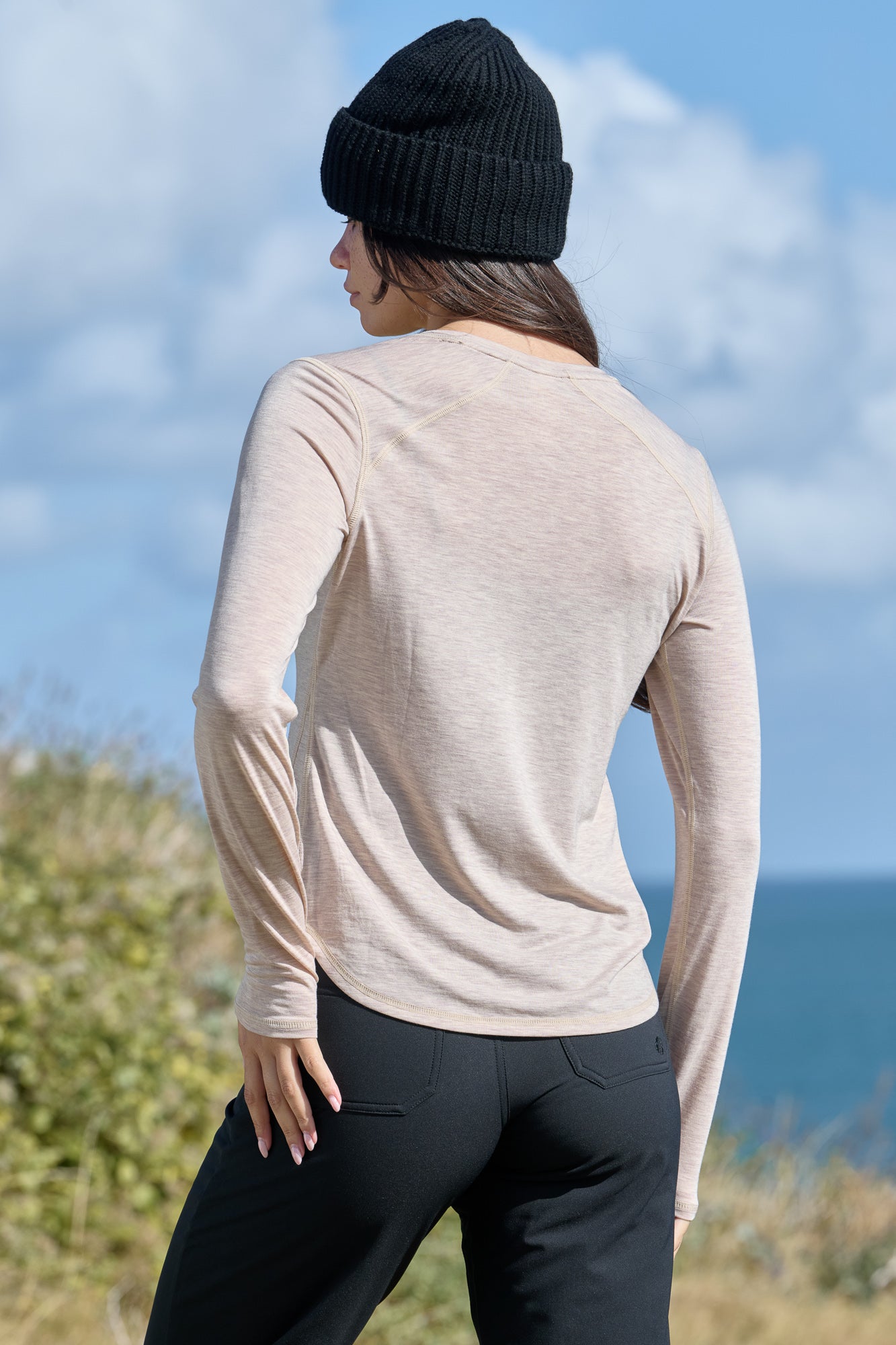 Essence Long Sleeve Baselayer - Oatmeal