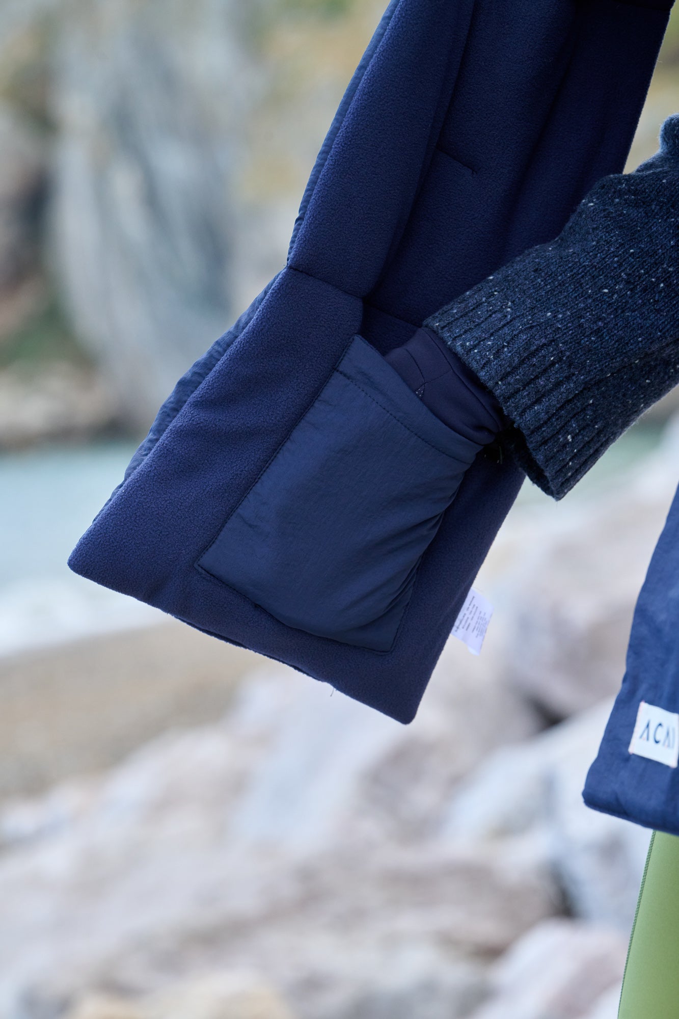 Cloud Wrap Scarf - Deep Navy