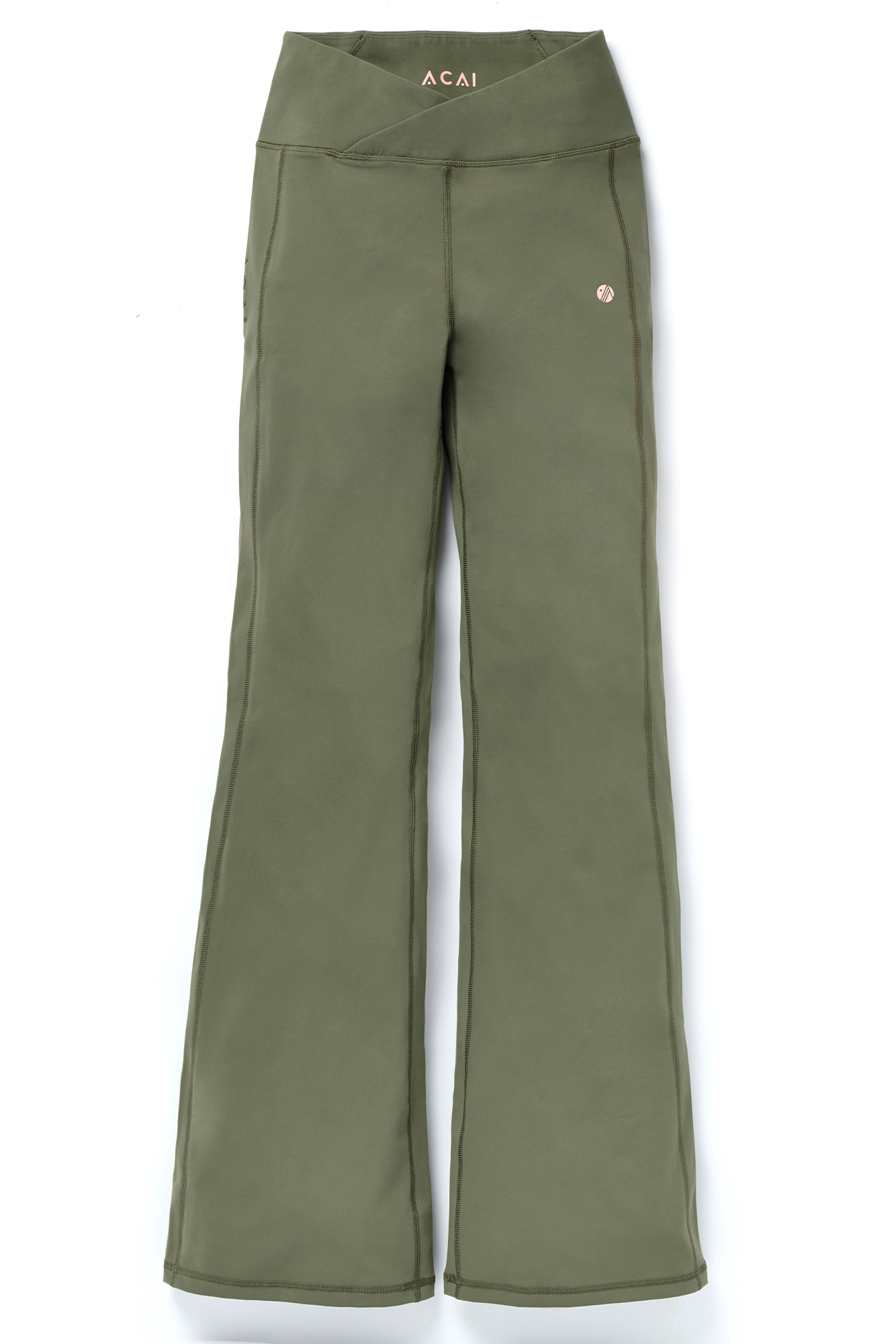 Encompass Flared Trousers - Deep Sage Trousers