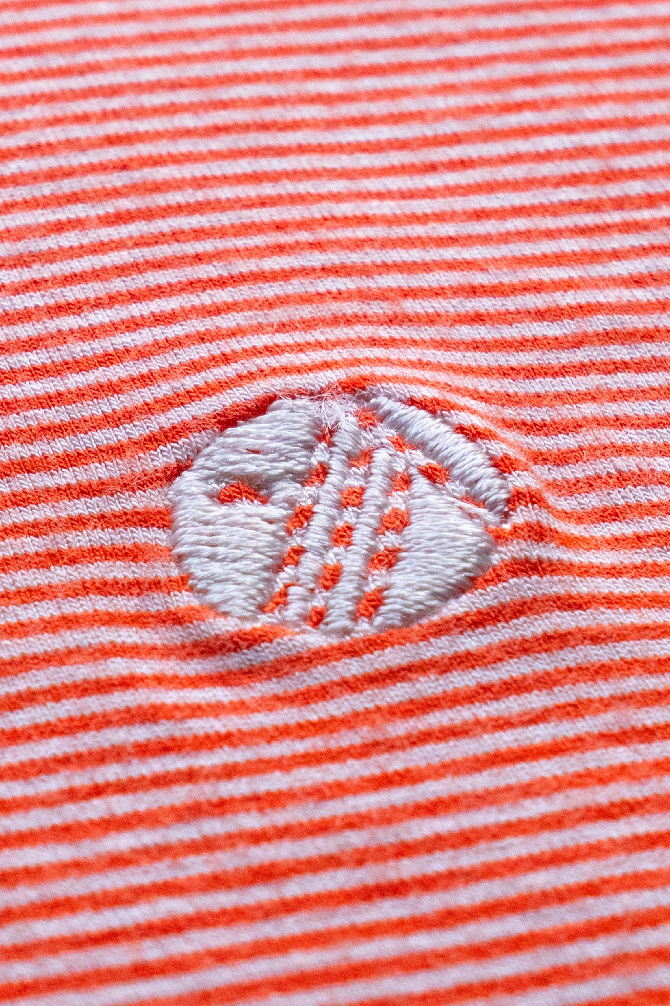 Glide Boxy Tee - Mandarin Stripe