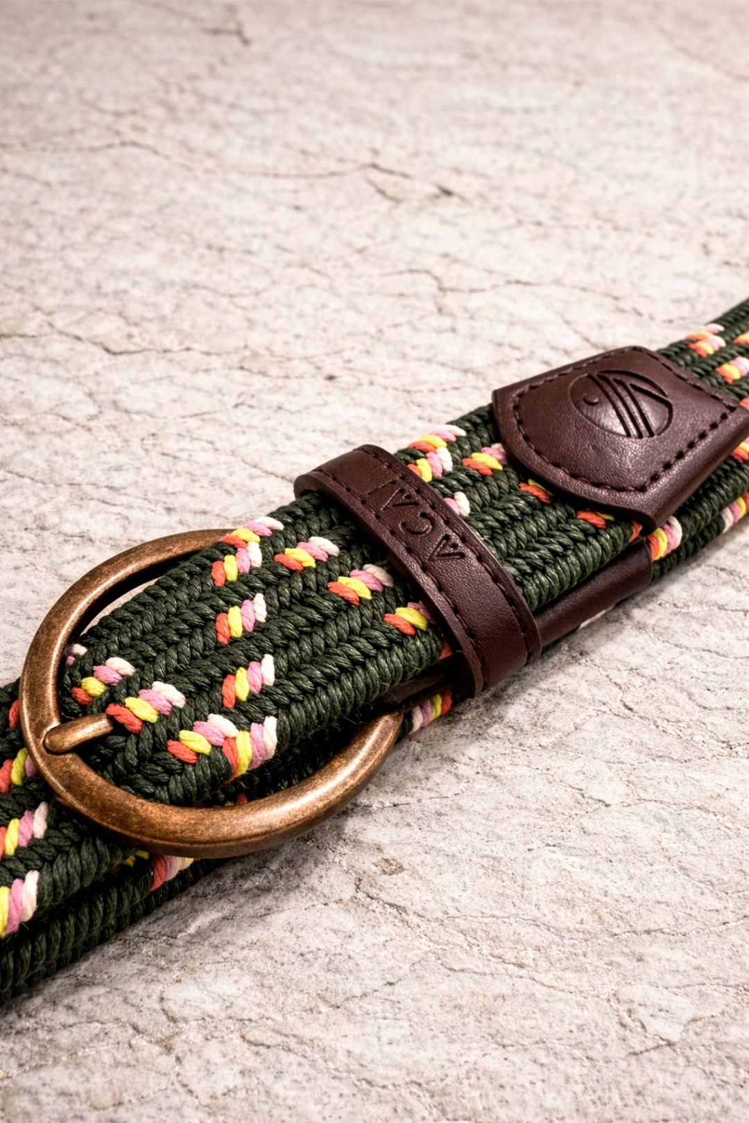The Outdoor Braided Belt - Woodland Green