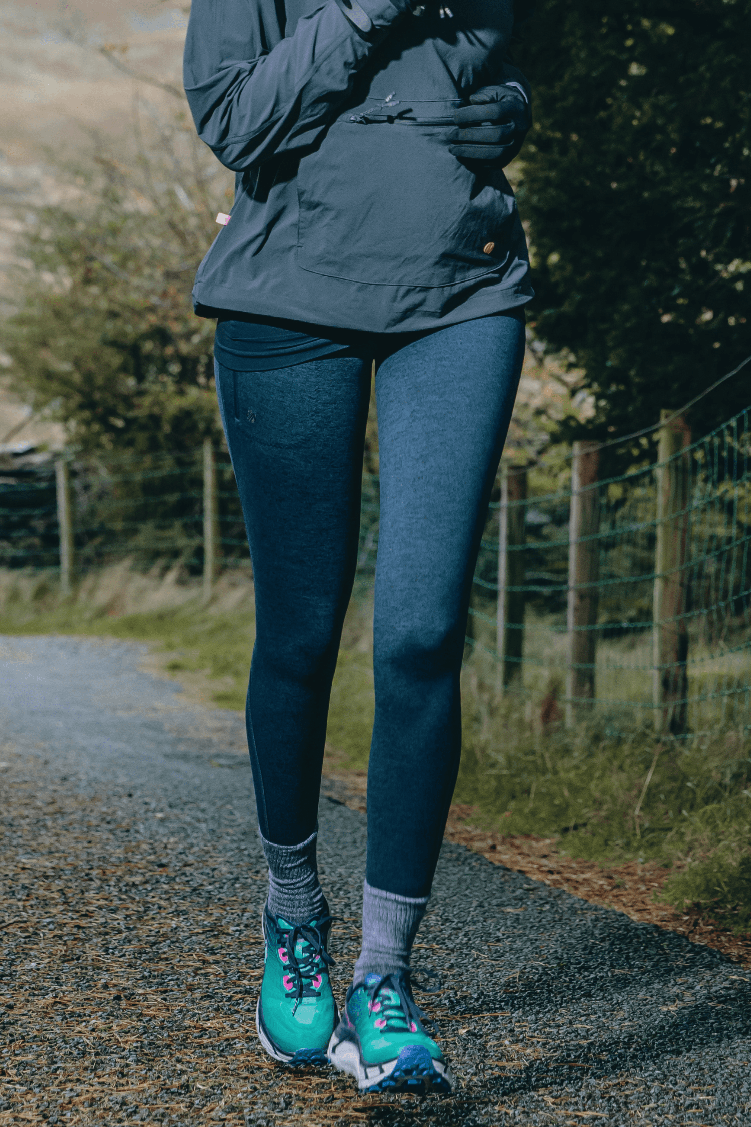 Thermal Outdoor Leggings - Blueberry Leggings