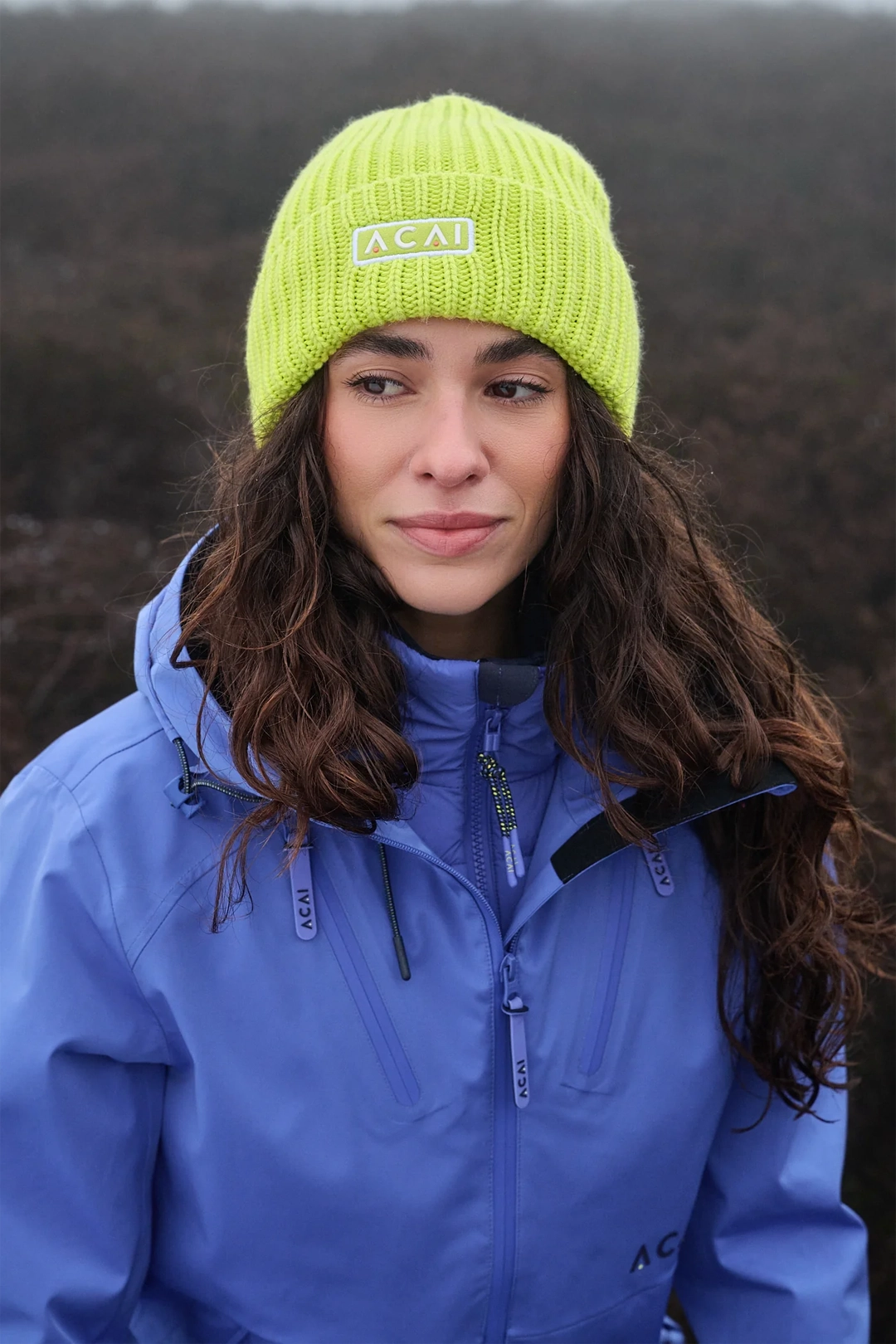 Merino Wool Beanie - Limeade