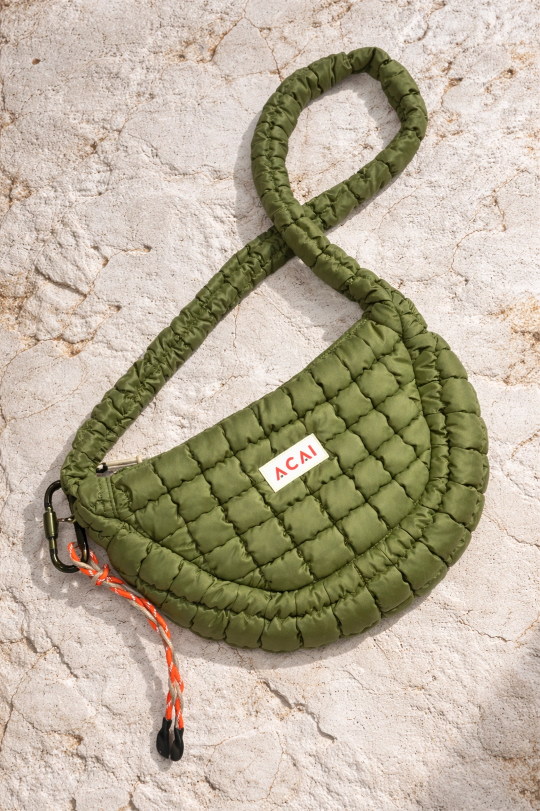 Quilted Bag - Olive