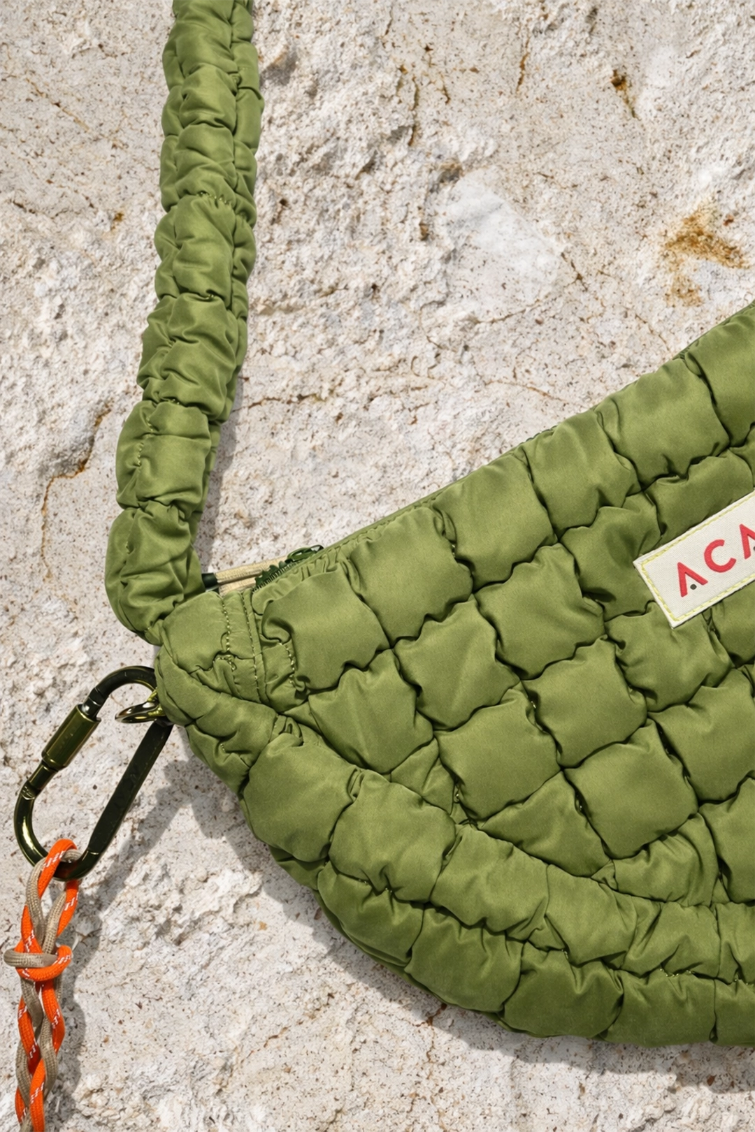 Quilted Bag - Olive