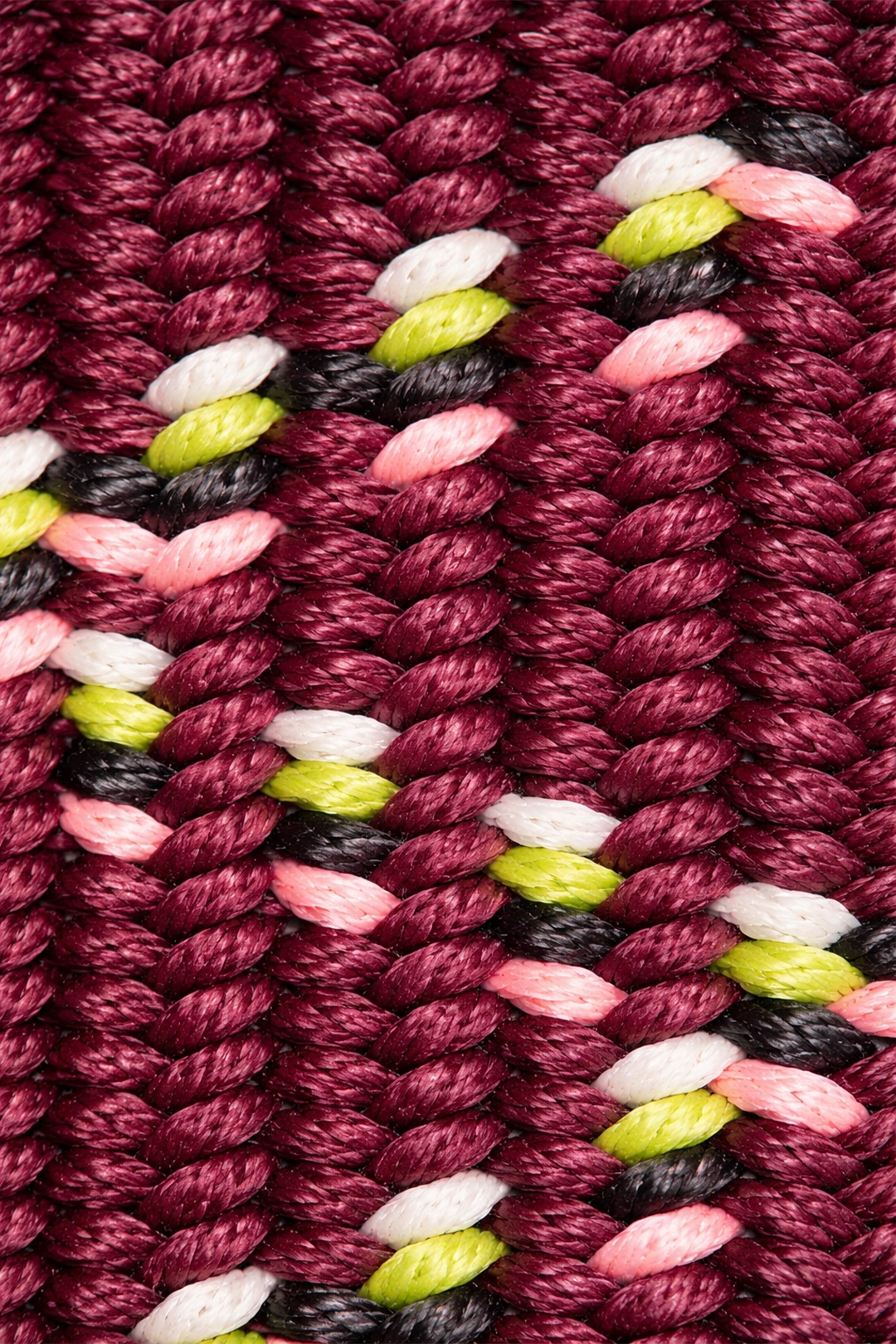 The Outdoor Braided Belt - Cabernet