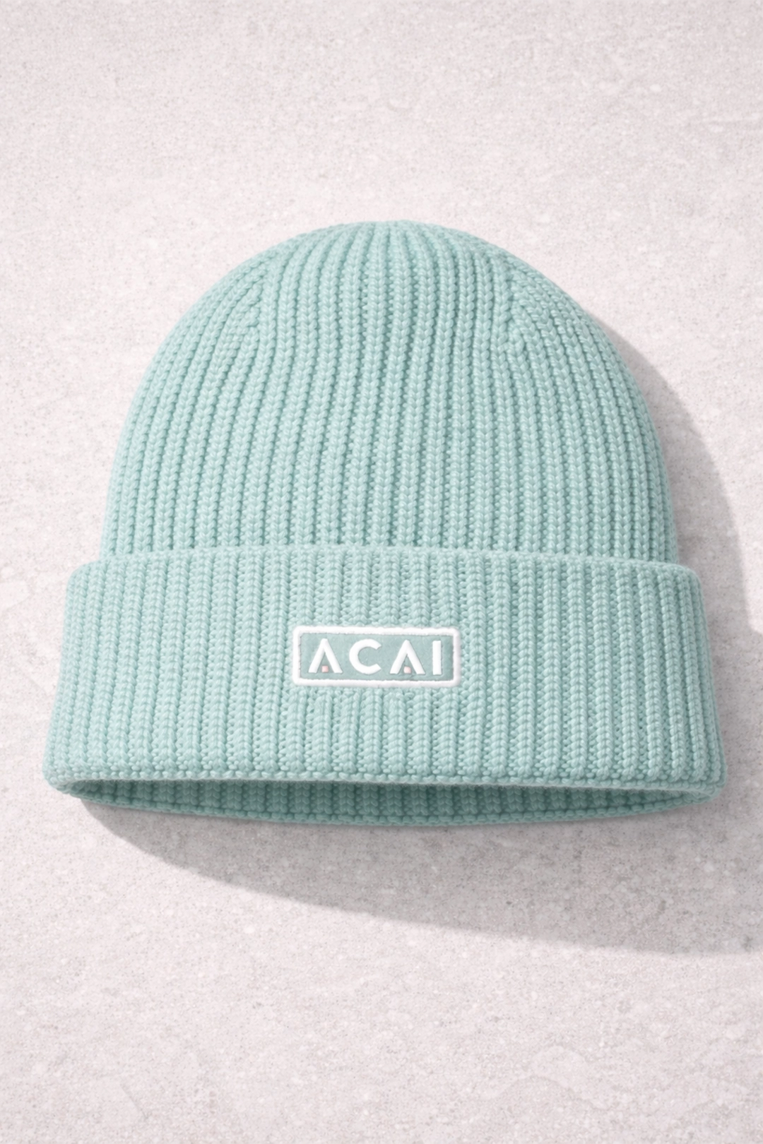 Merino Wool Beanie - Sea Foam