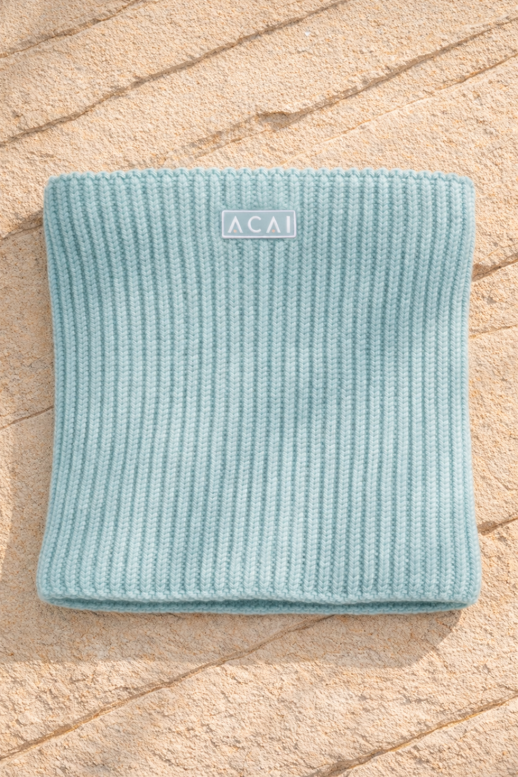 Merino Wool Snood - Sea Foam