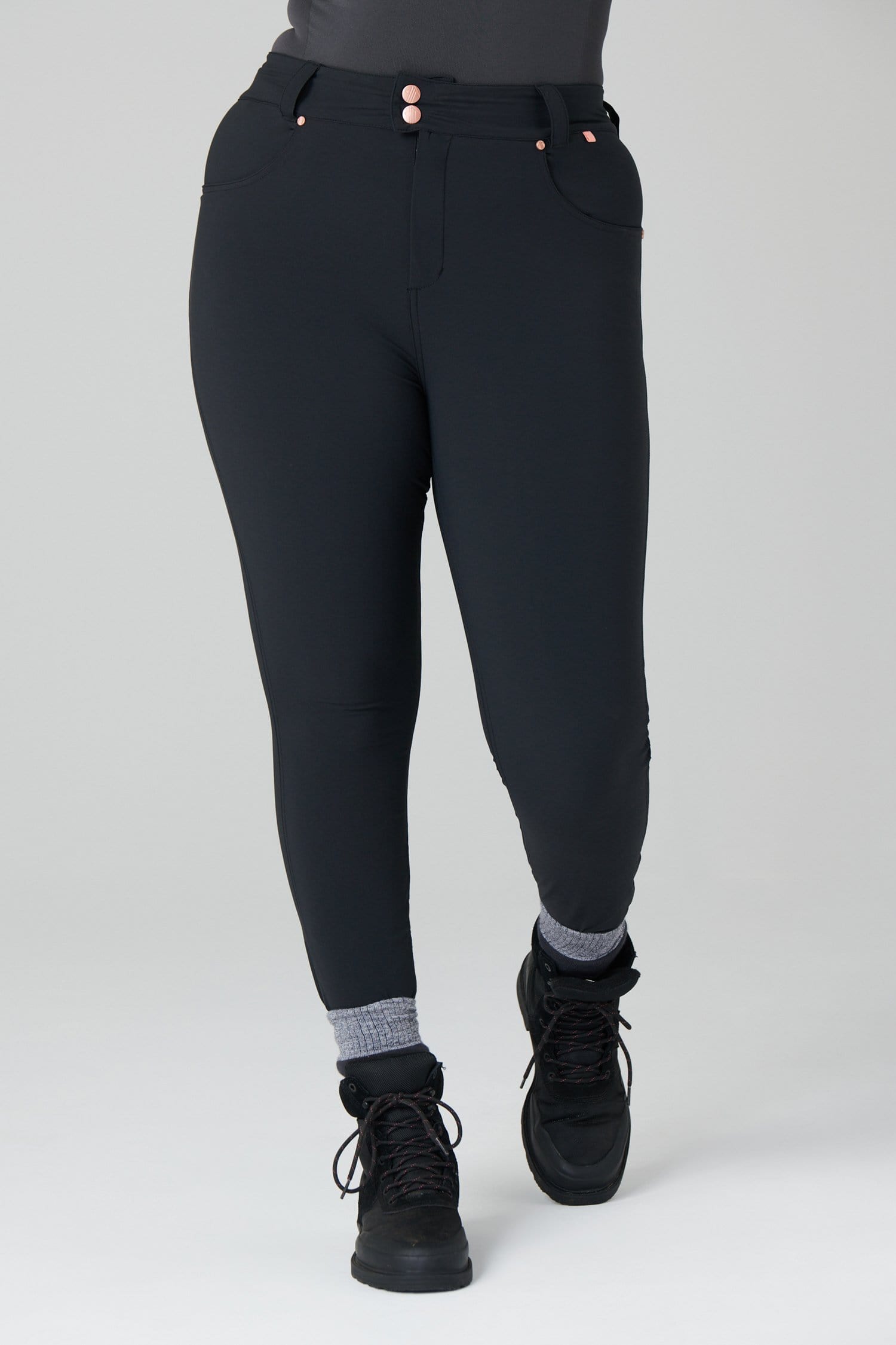 The Shape Skinny Outdoor Trousers - Black Trousers  
