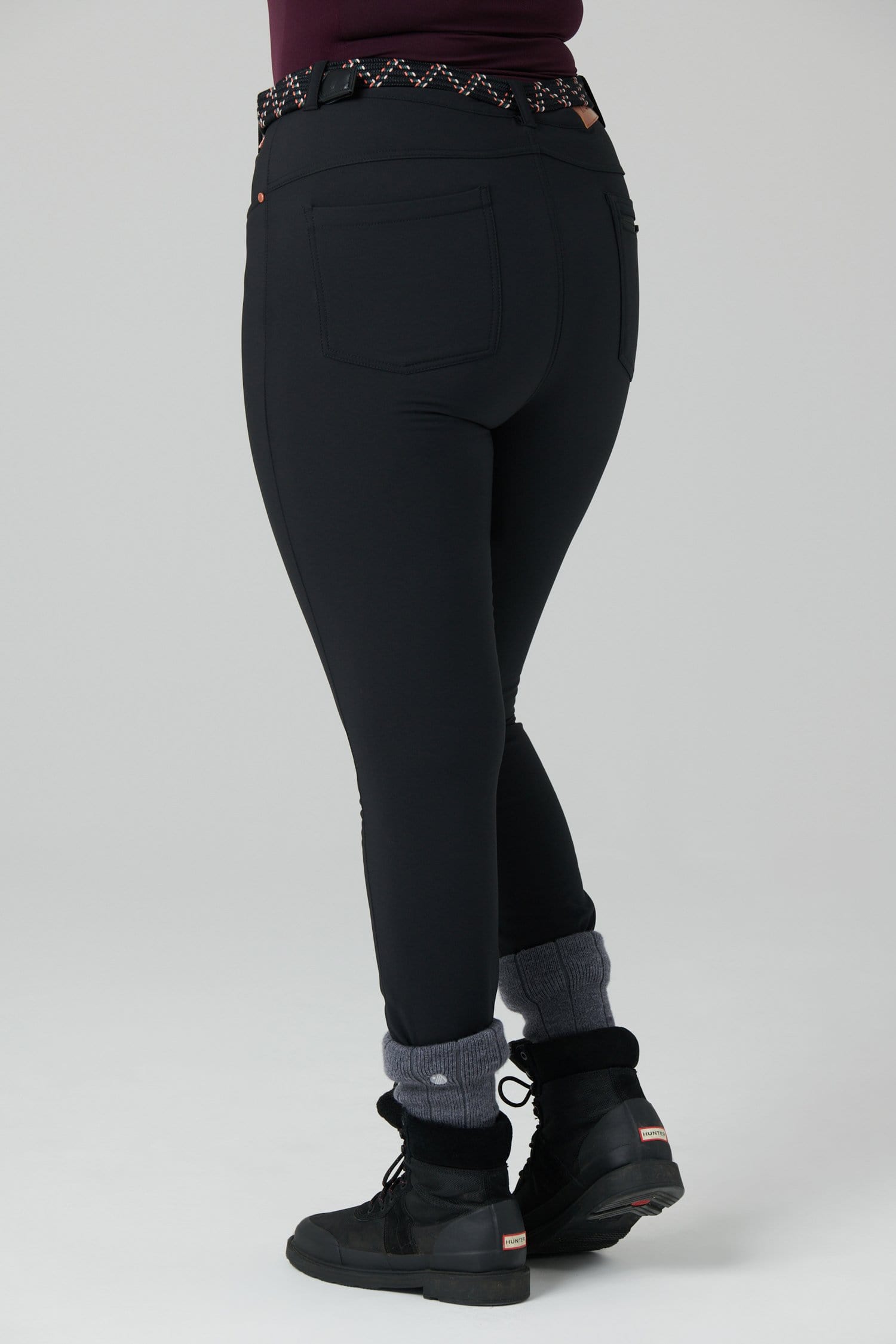 Thermal Skinny Outdoor Trousers - Black Trousers  