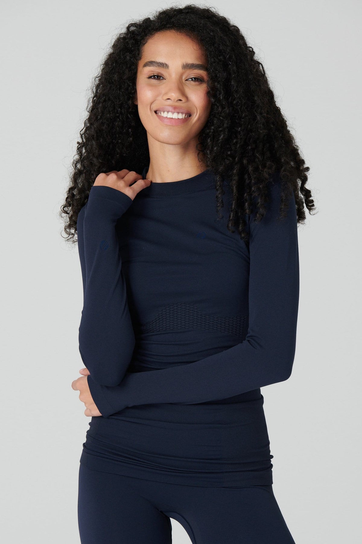 Thermal Seamless Base Layer Top - Deep Navy Base Layer