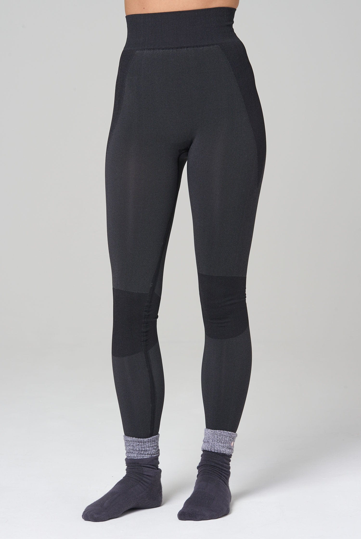 Thermal Seamless Base Layer Tights - Black Base Layer