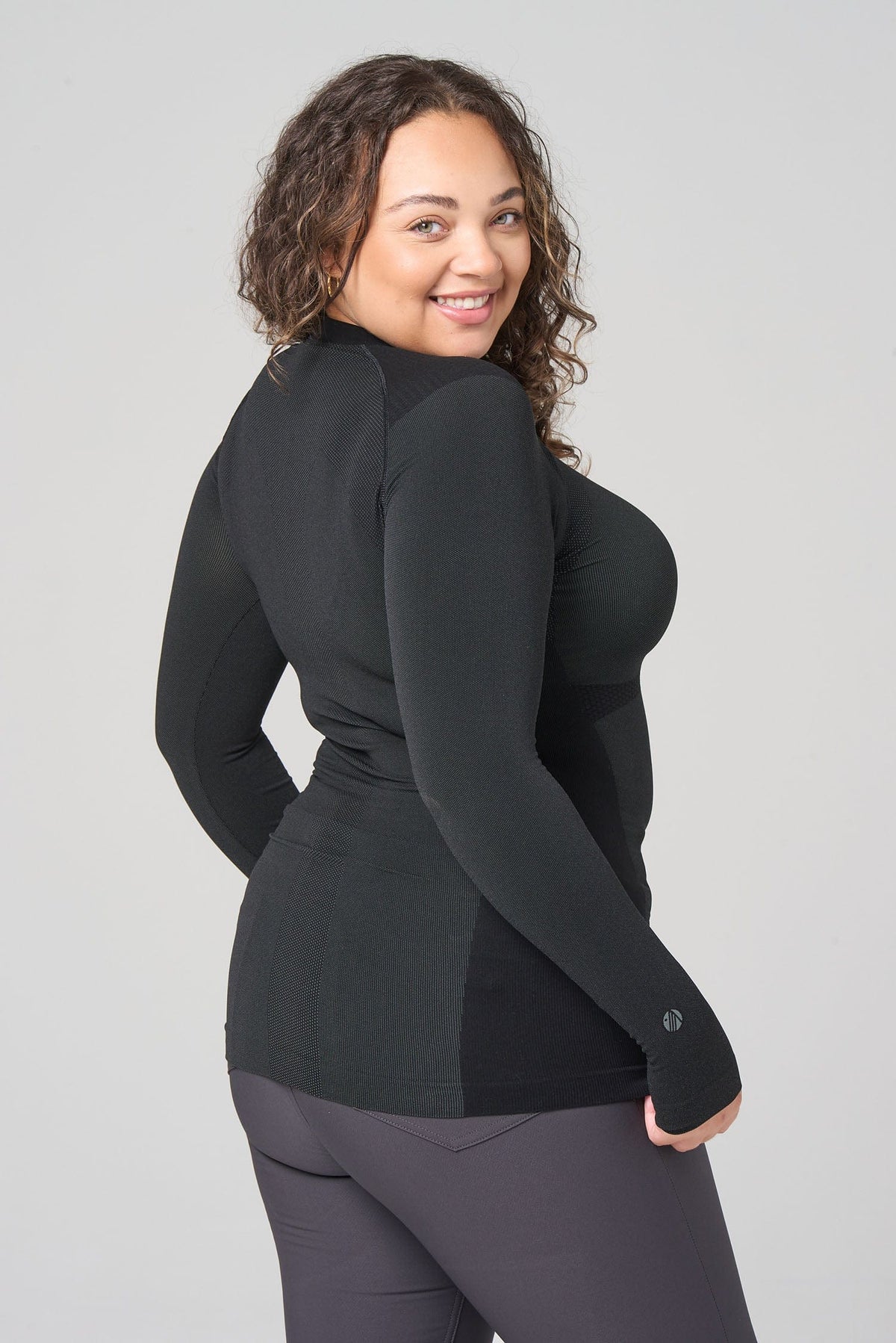 Thermal Seamless Base Layer Top - Black Base Layer