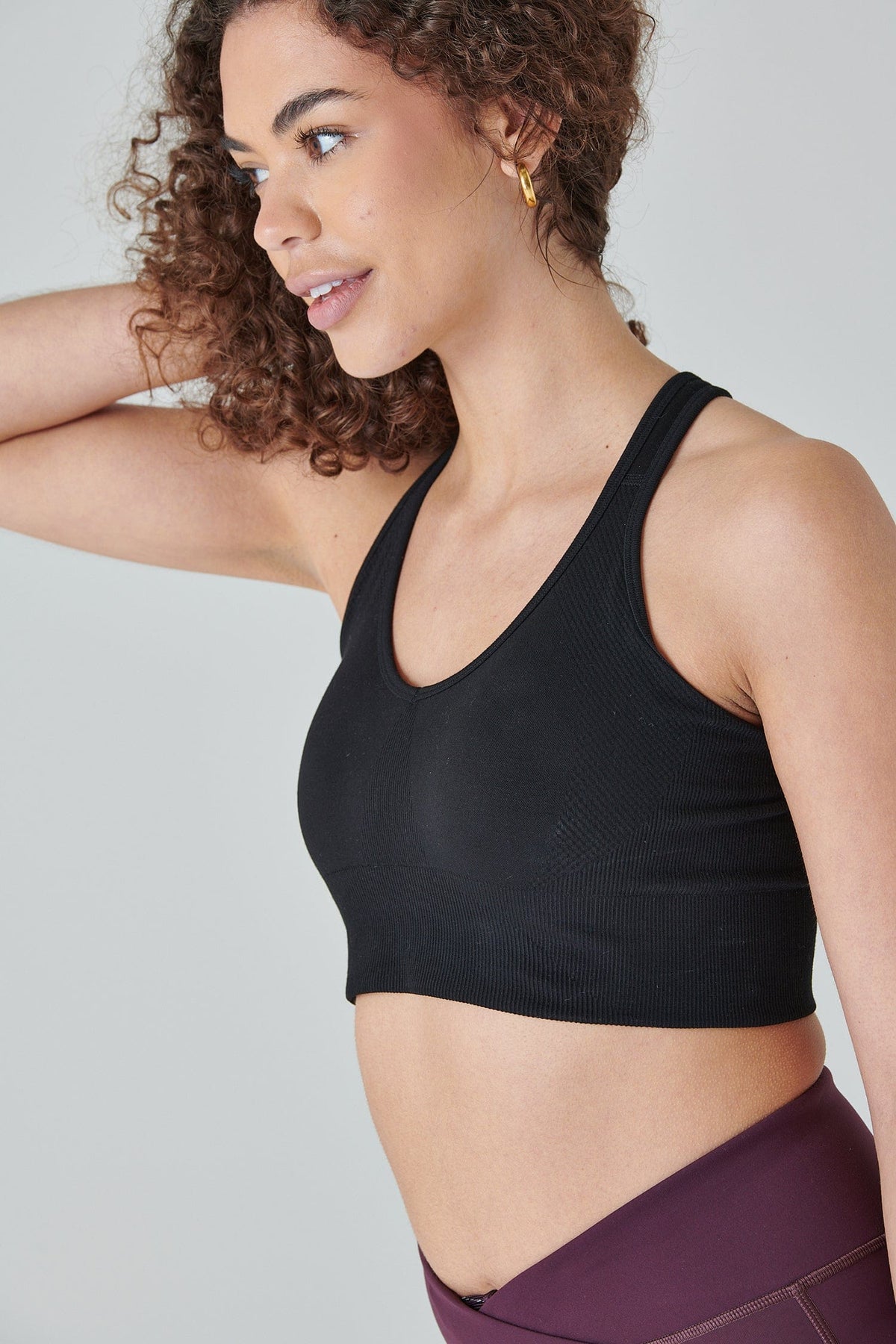 Bamboo Hike Bra - Black Base Layer
