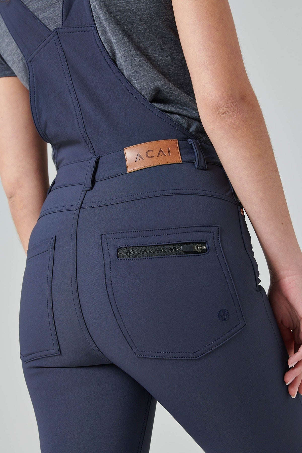 High-Abrasion Outdoor Dungarees - Midnight Blue Trousers