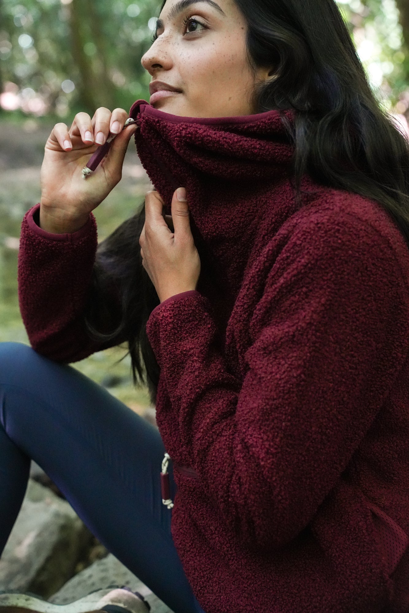 Windproof Gale Fleece - Cabernet