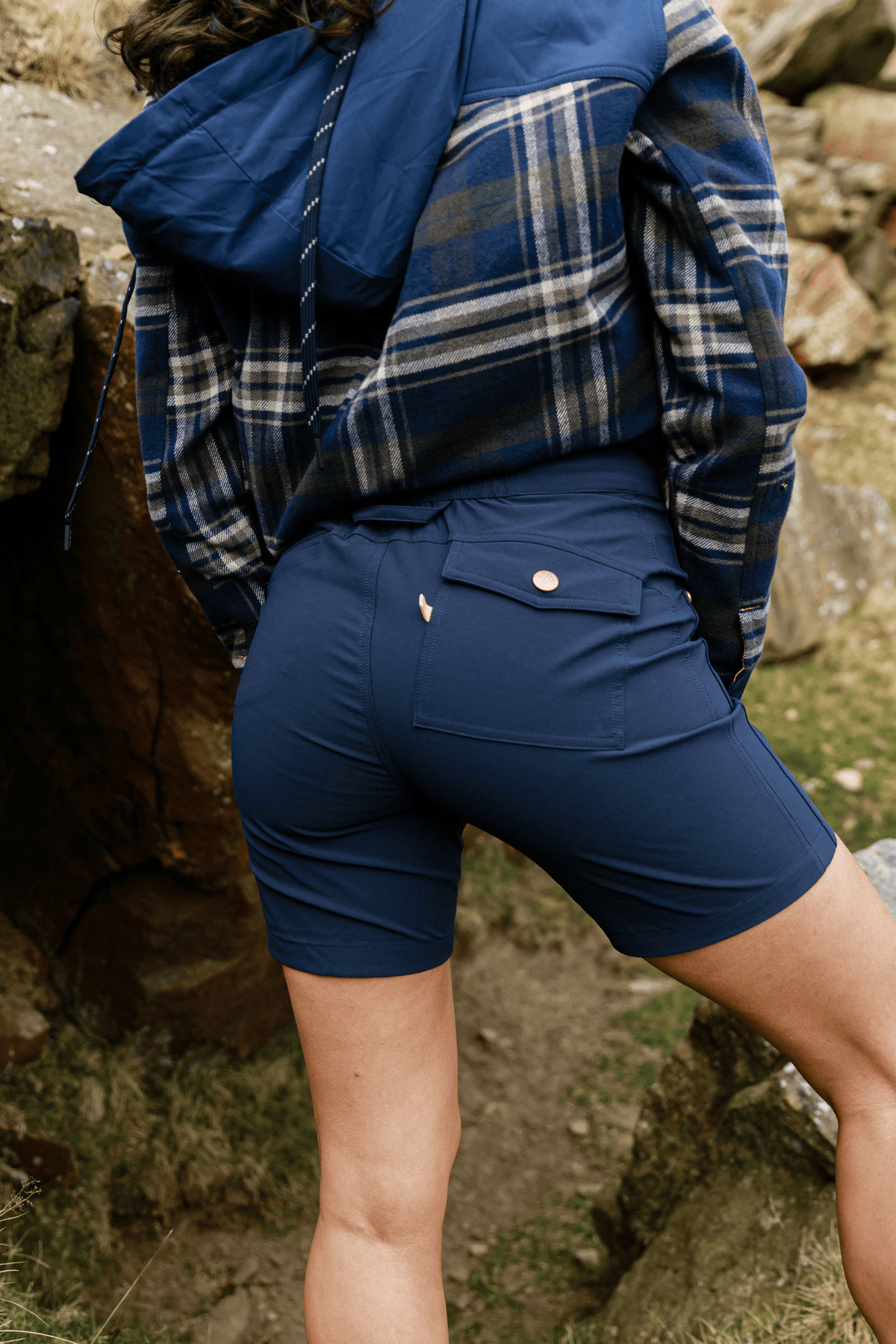 Mid Length Trek Shorts - Deep Navy Shorts  