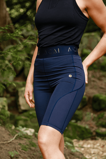 The Panelled Shorts - Midnight Blue