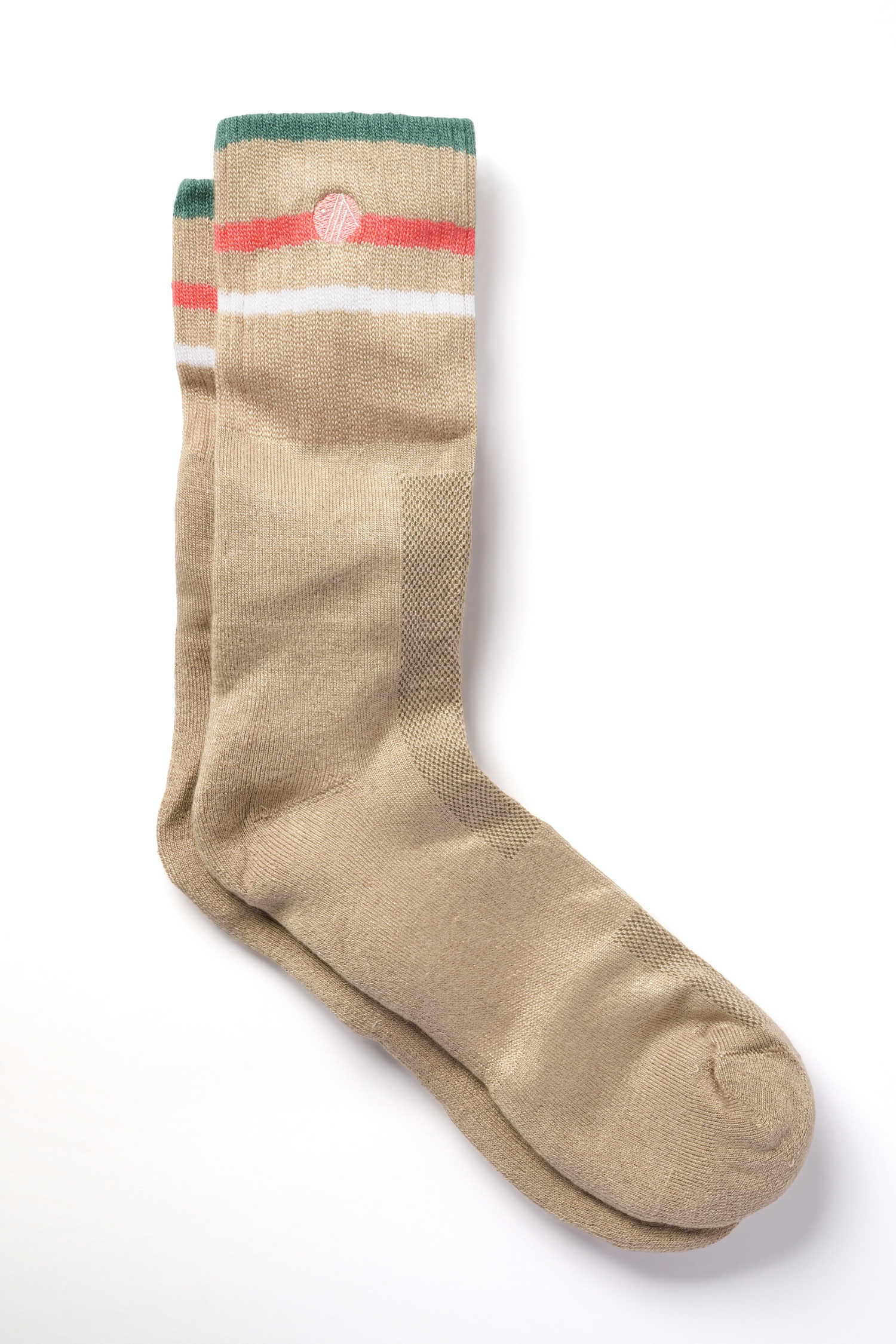 Bamboo Hiking Socks - Lily Pad Stripe Socks  