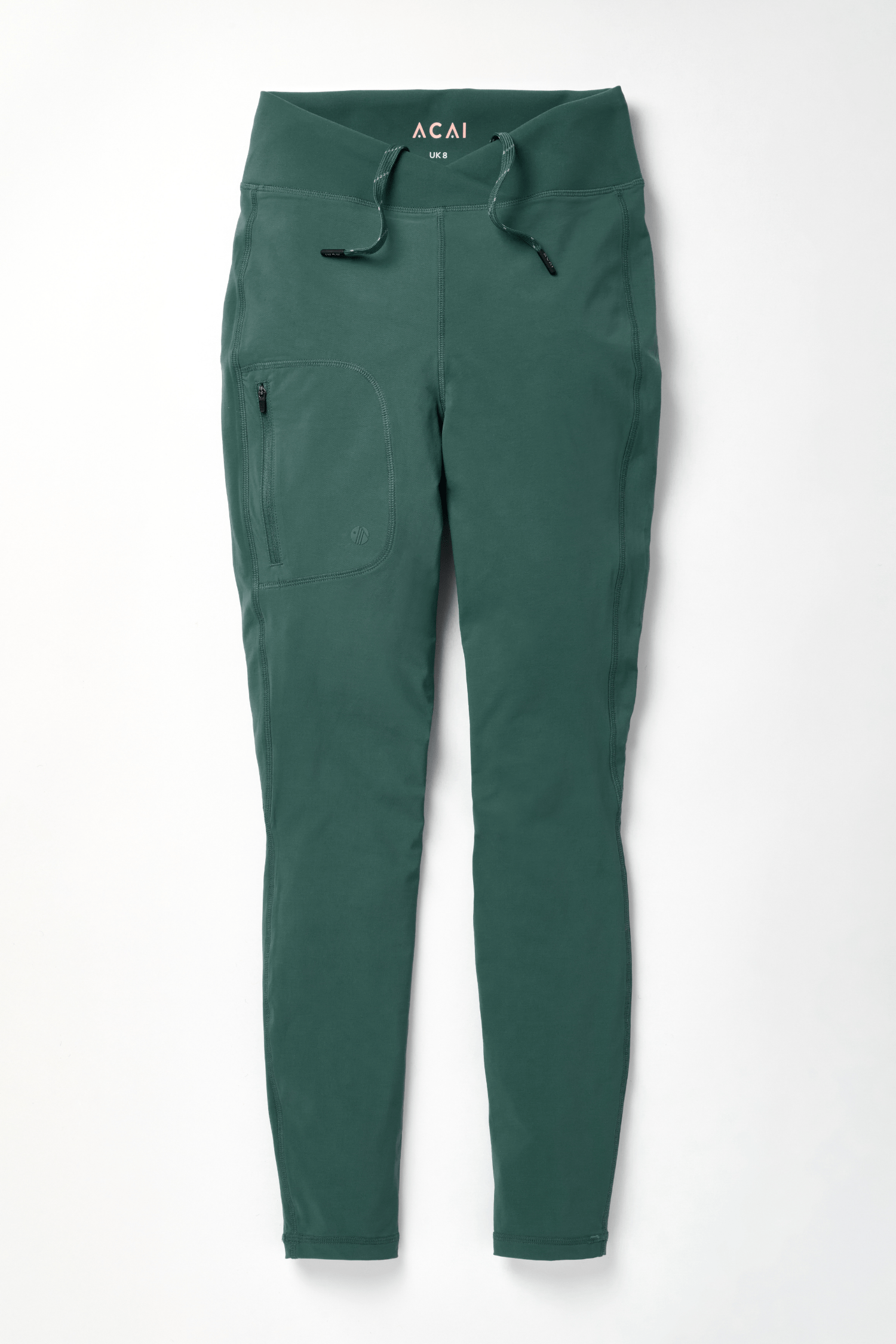 Shower Resistant Softshell Leggings - Forest Green Leggings  