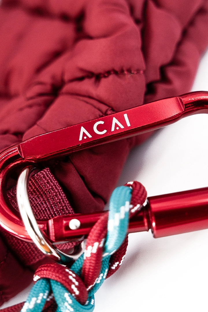 Quilted Bag - Cabernet