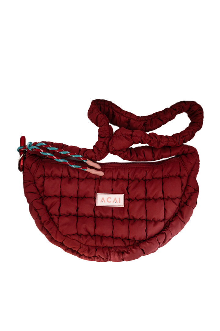 Quilted Bag - Cabernet