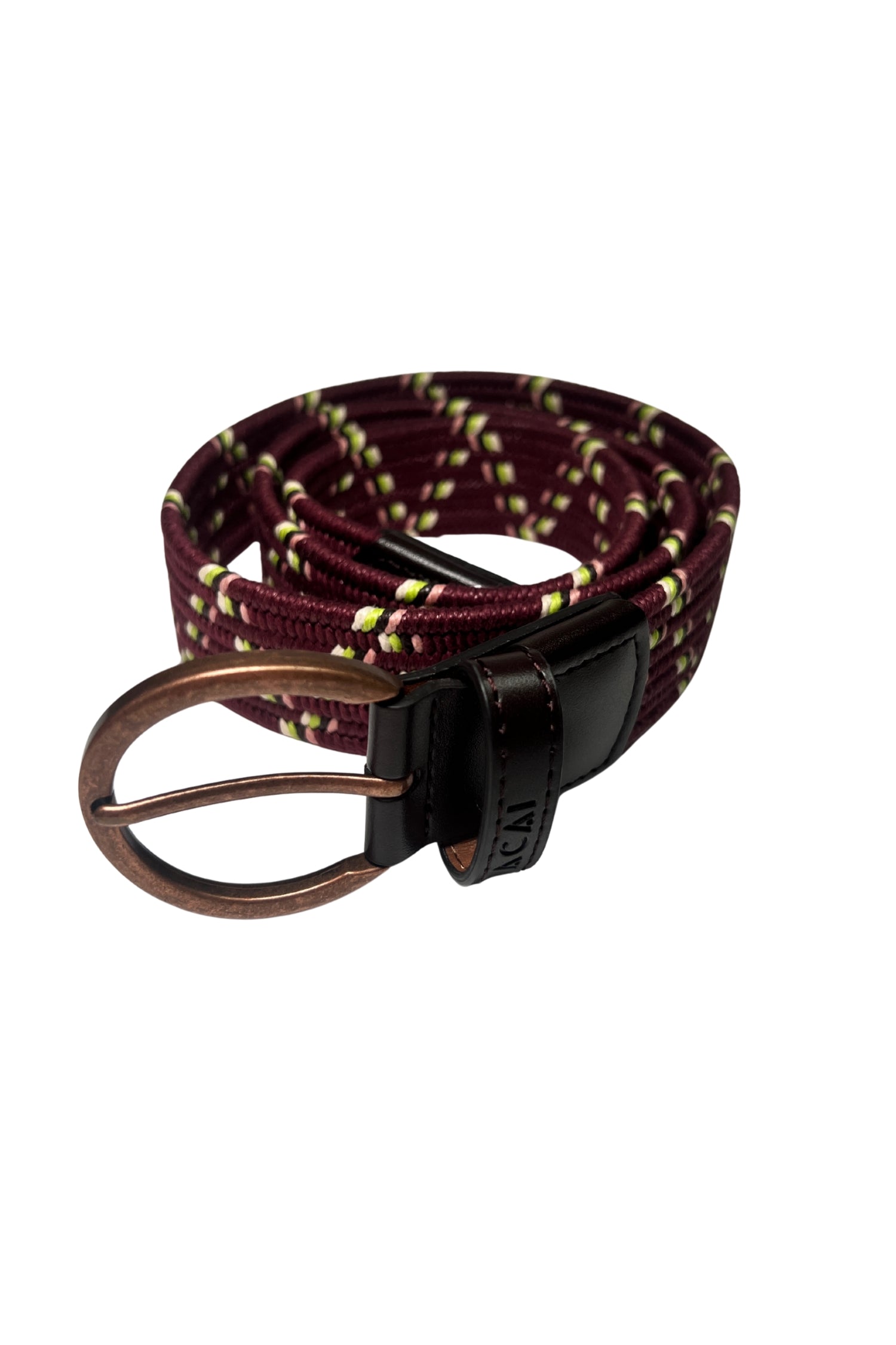 The Outdoor Braided Belt - Cabernet
