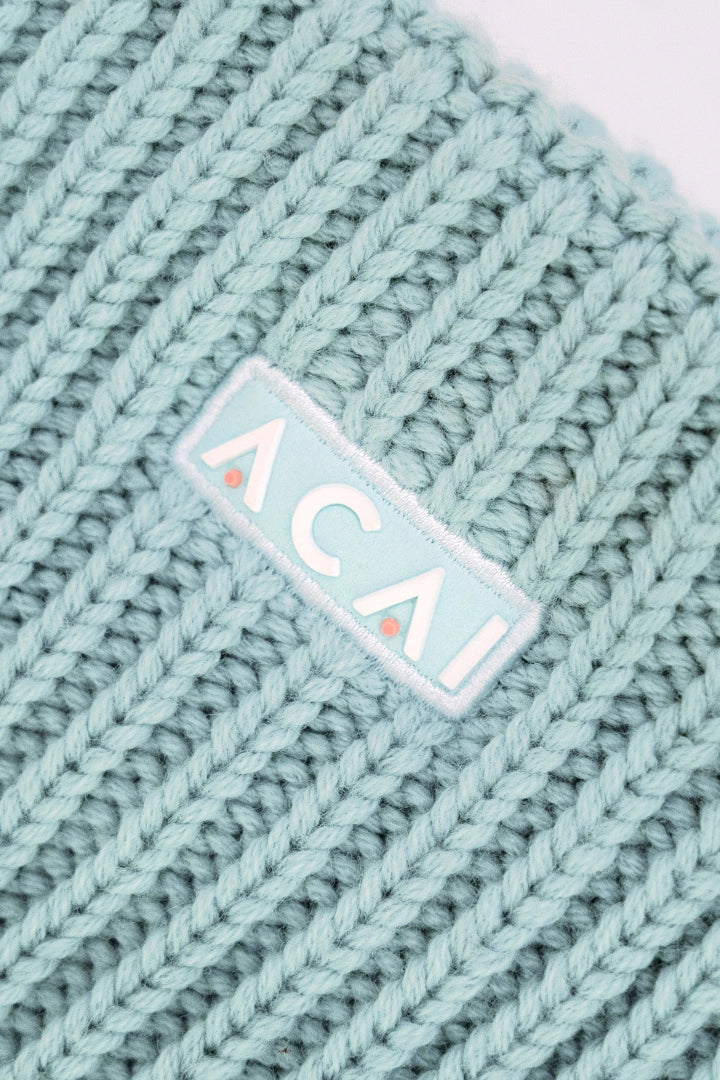 Merino Wool Snood - Sea Foam