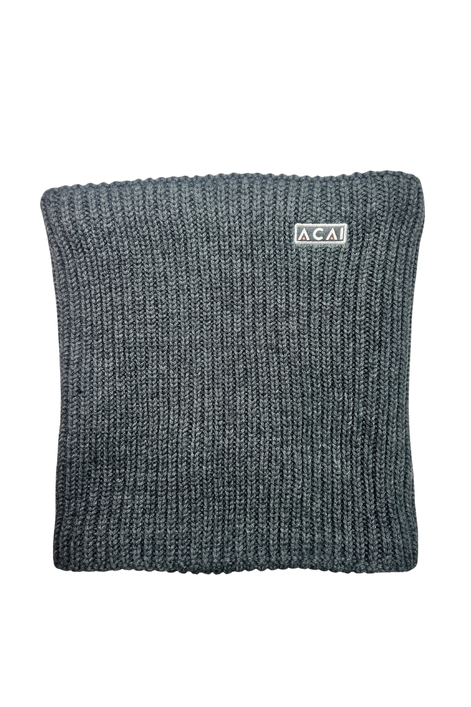 Merino Wool Snood - Grey Marl