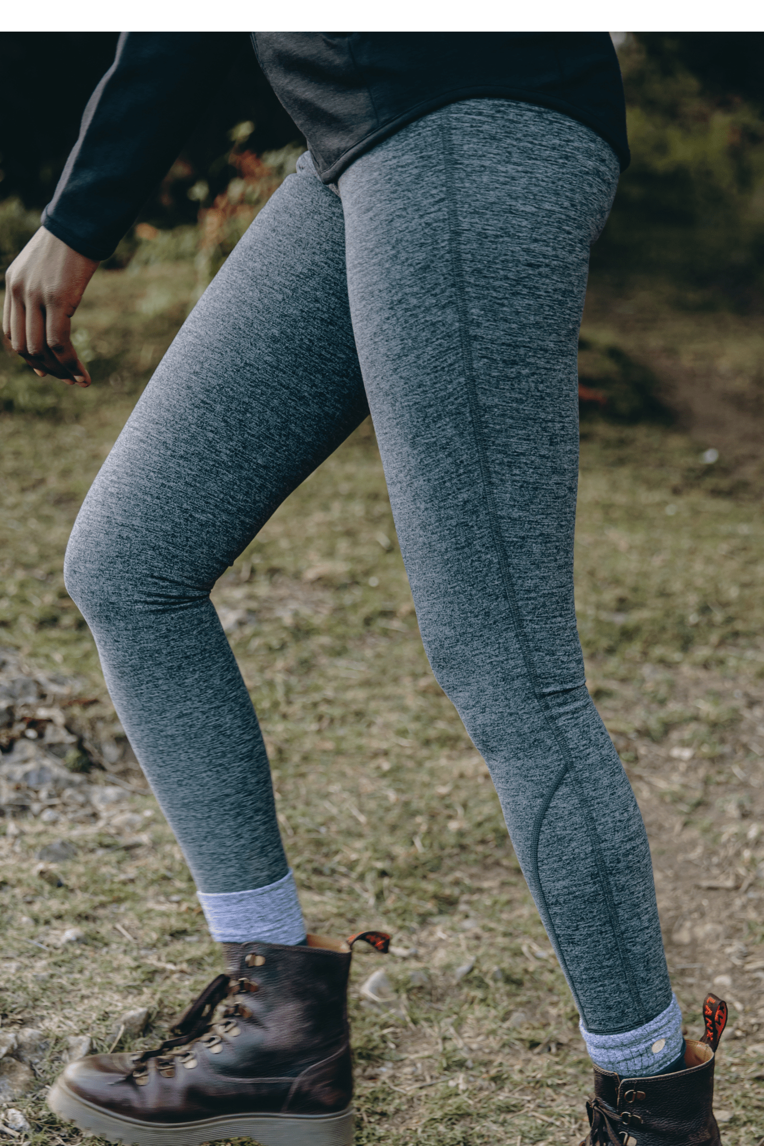 Thermal Outdoor Leggings - Charcoal Leggings  