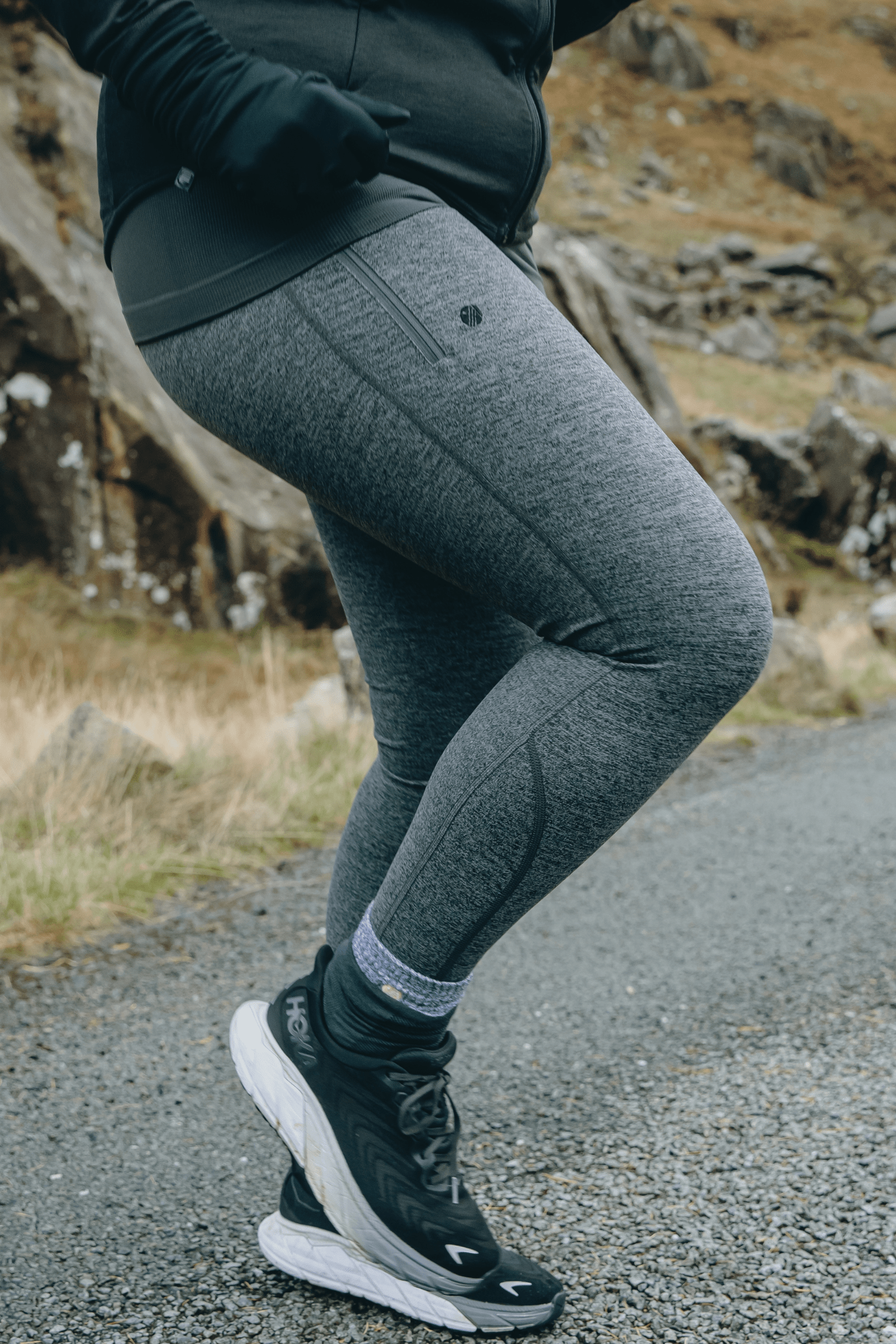 Thermal Outdoor Leggings - Charcoal Leggings  