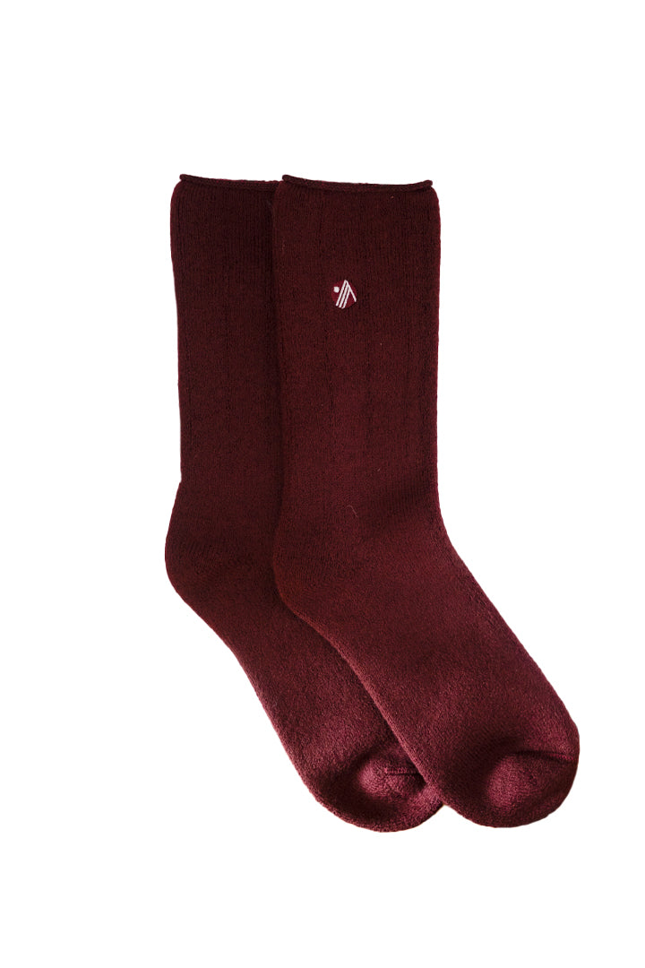 Merino Wool Hiking Socks - Cabernet