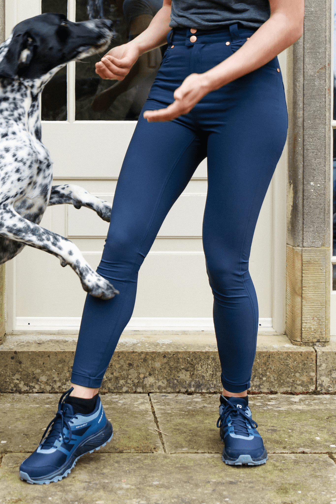 The Shape Skinny Outdoor Trousers - Deep Navy Trousers  