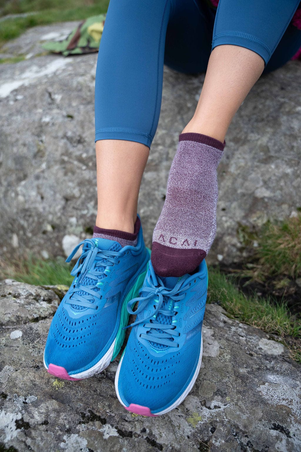 ACAI Outdoorwear Women's Ankle Socks Best Trail Running Socks