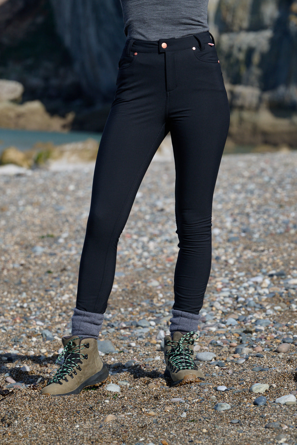 Thermal Skinny Outdoor Trousers Black | ACAI