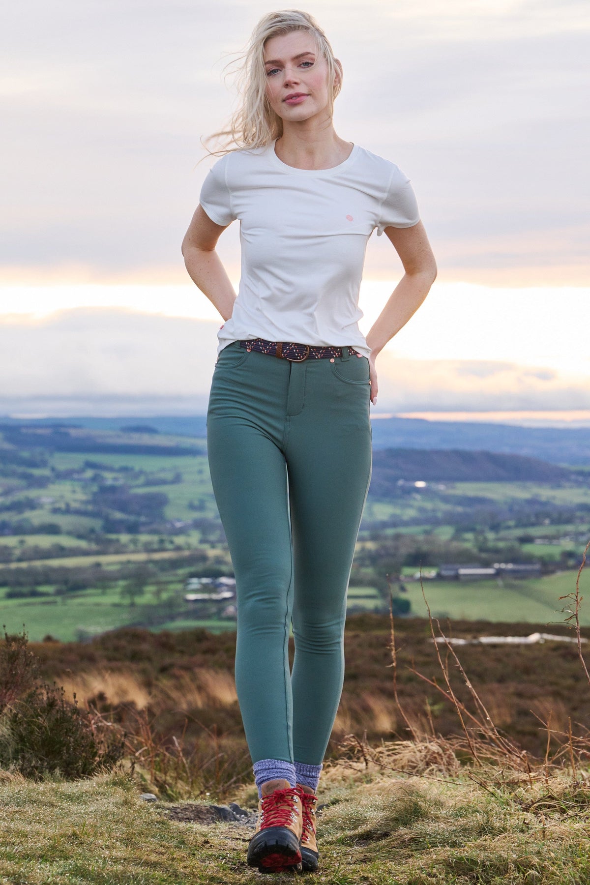 High-Abrasion Aventurite Skinny Outdoor Trousers - Laurel Trousers  