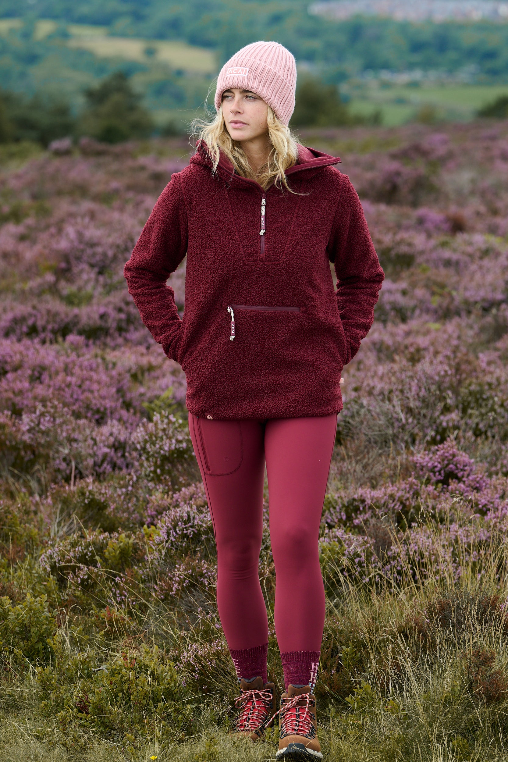 Windproof Gale Fleece - Cabernet