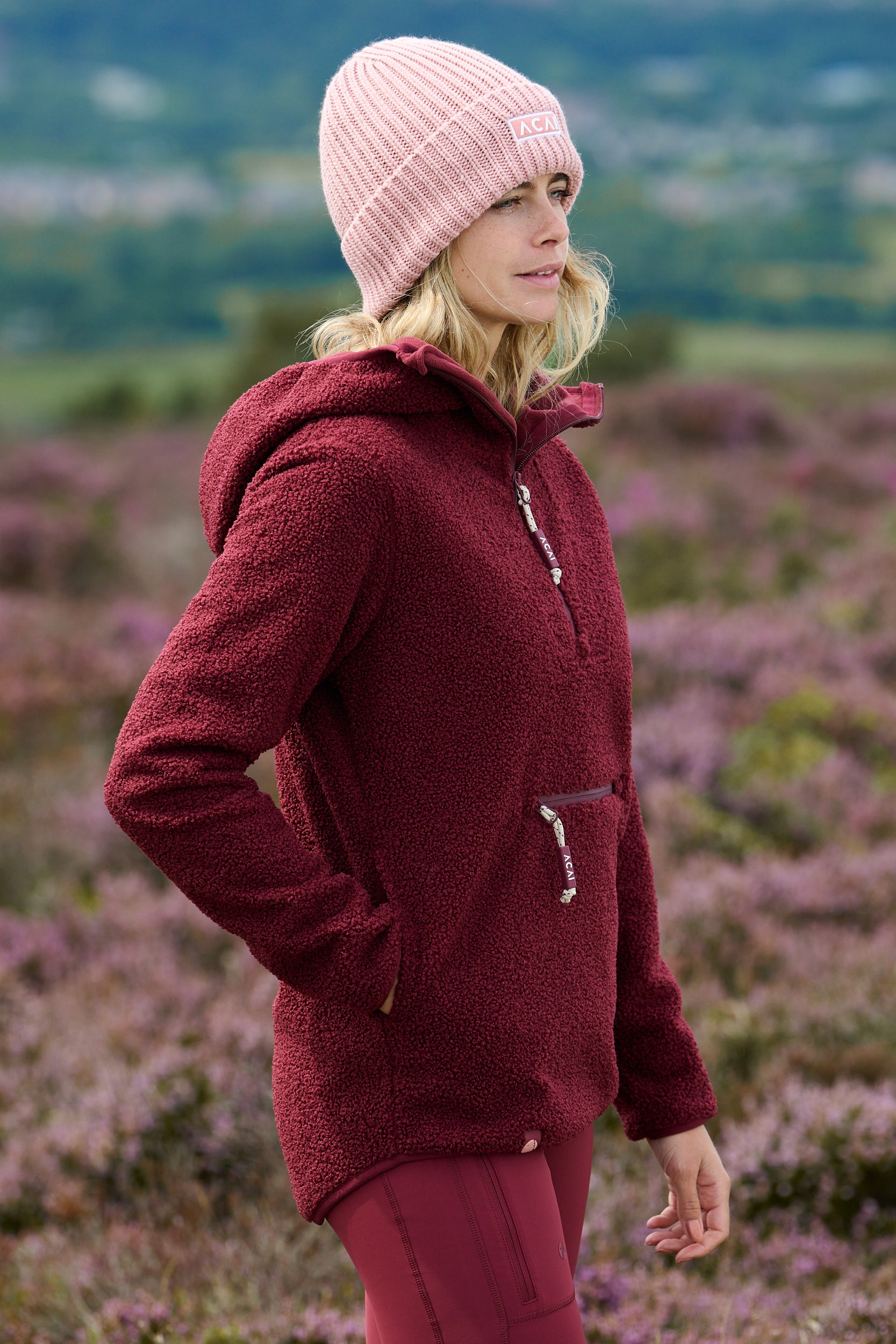 Windproof Gale Fleece - Cabernet