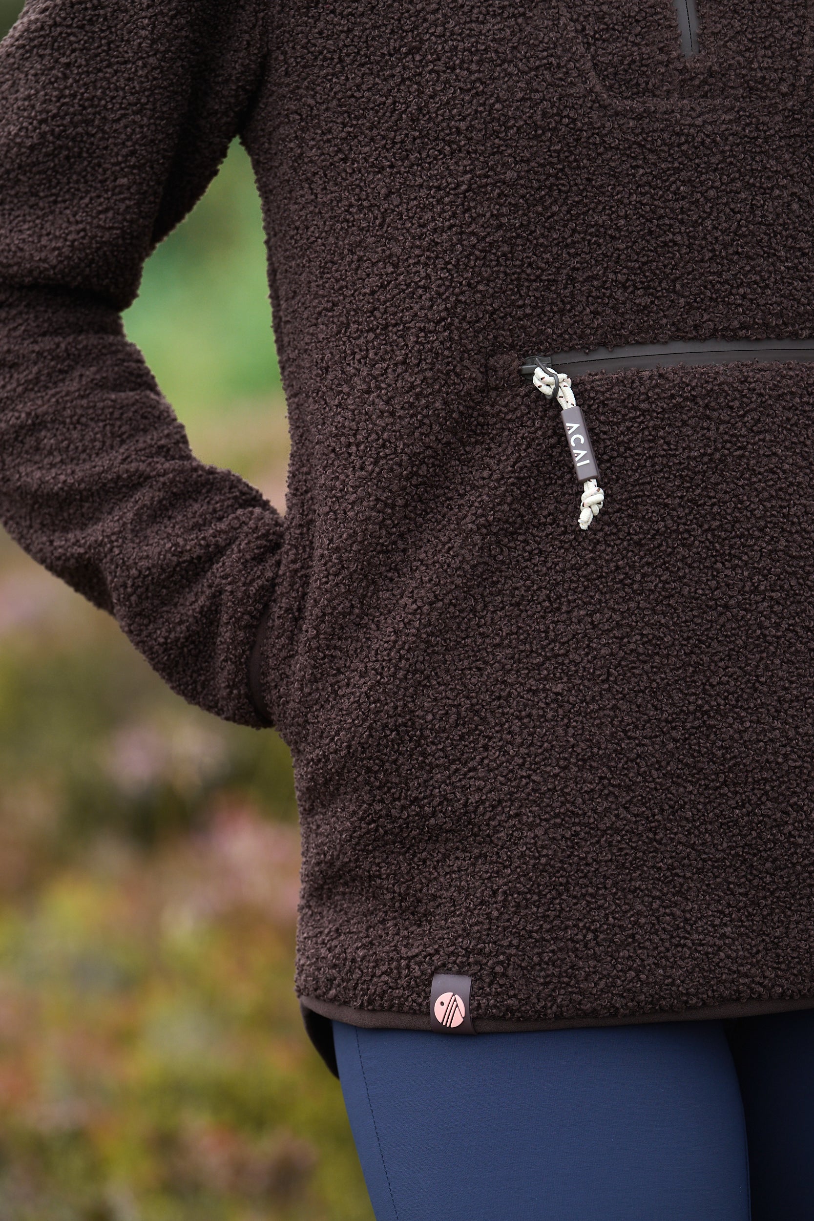 Windproof Gale Fleece - Chocolate Plum
