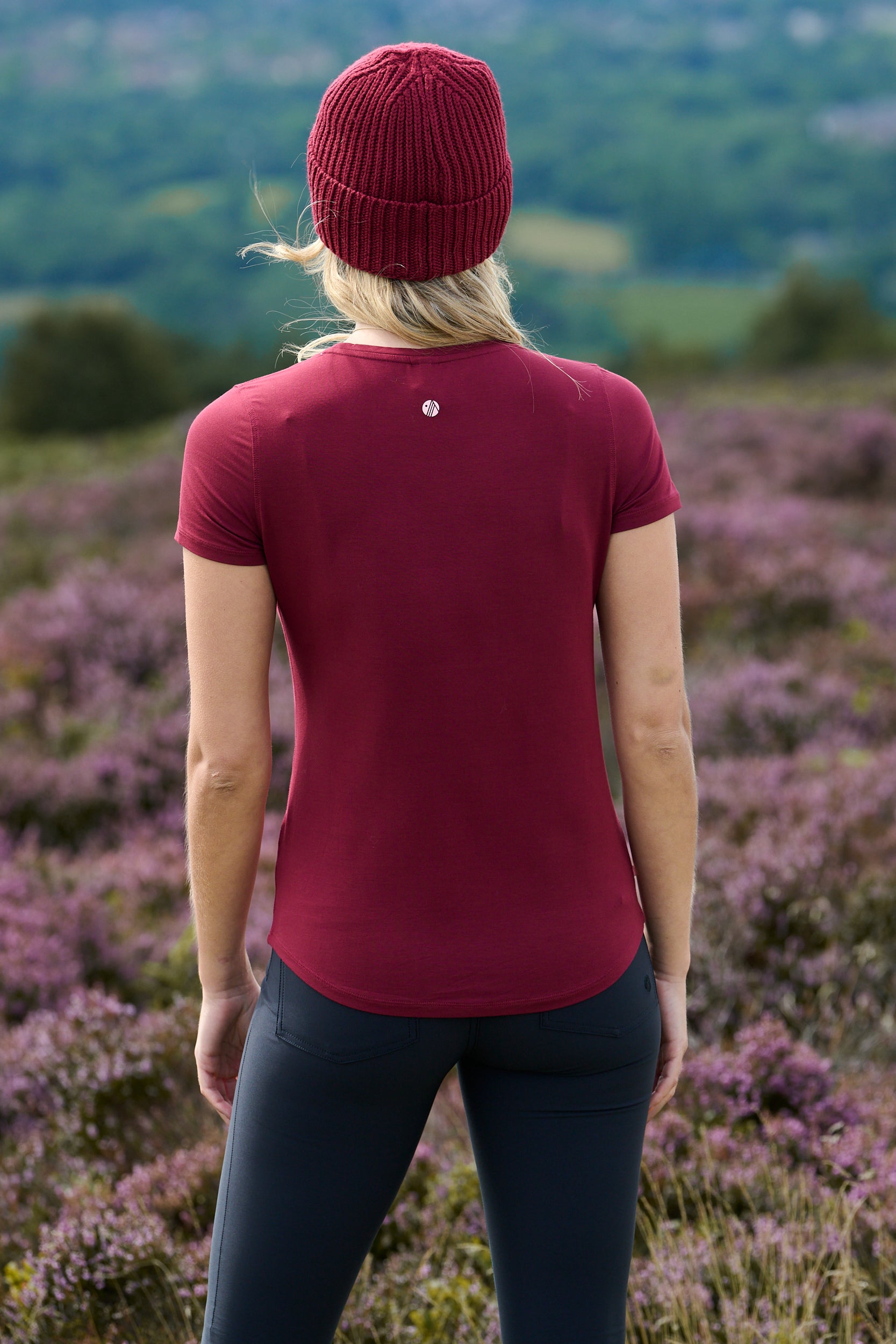 On The Go Tee - Cabernet