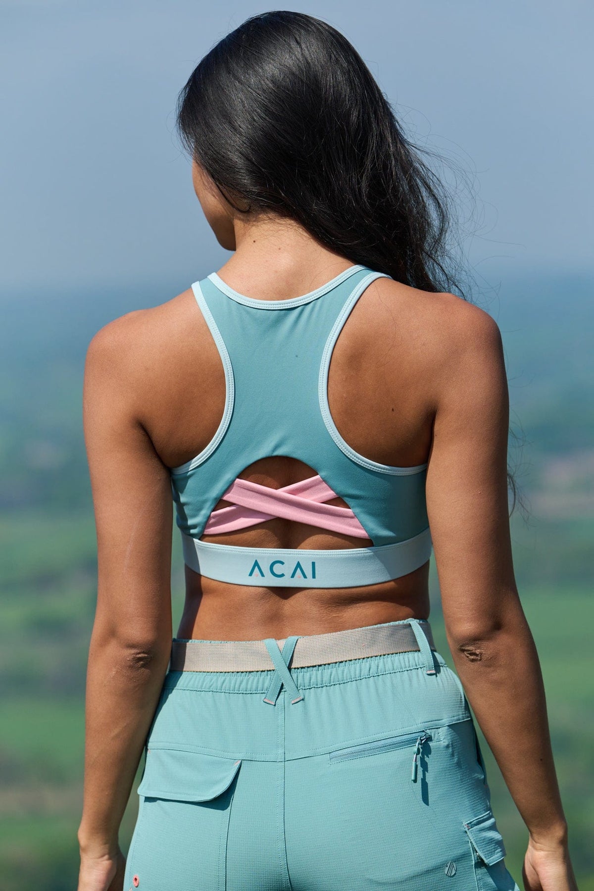 Breathe Bra - Mineral Blue Base Layer  