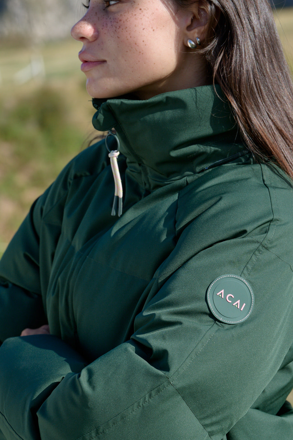 Cocoon Coat - Woodland Green