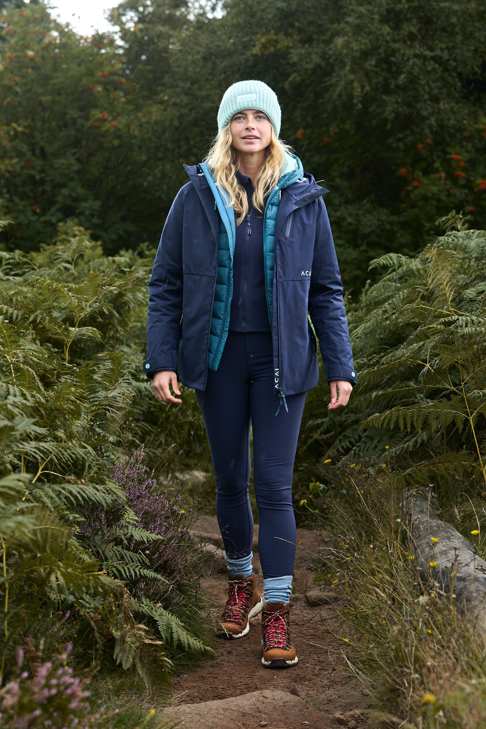 Womens Rainscape Jacket Deep Navy | ACAI
