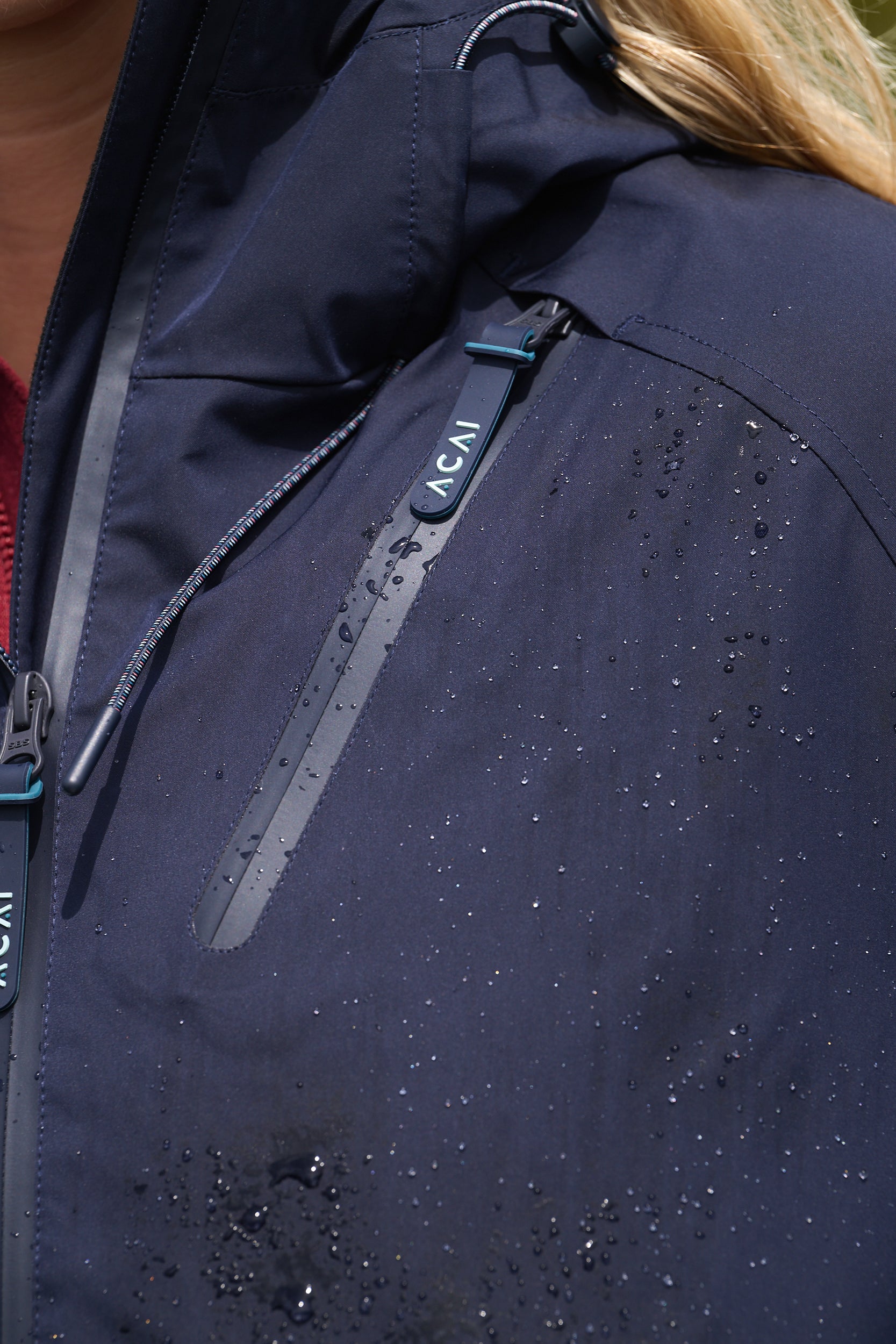 Womens Rainscape Jacket Deep Navy | ACAI