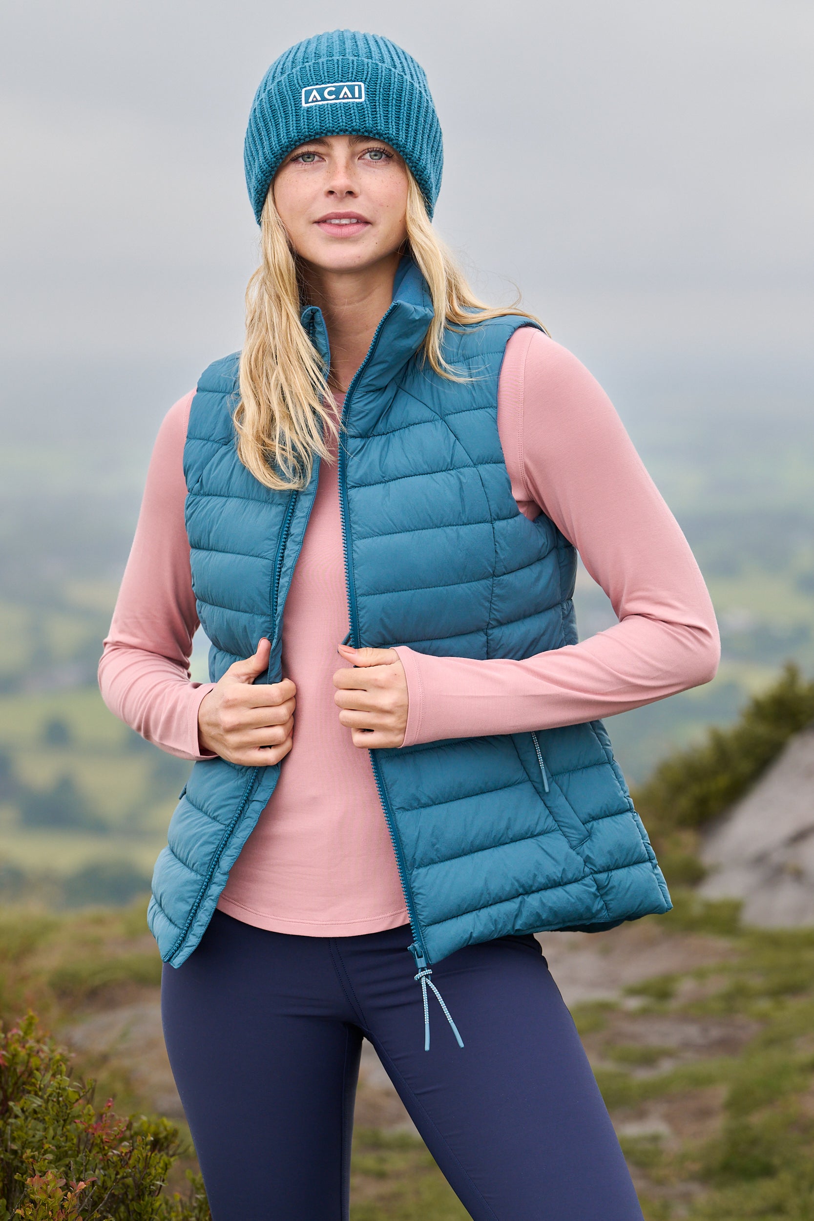 Merino Wool Beanie - Wild Fern