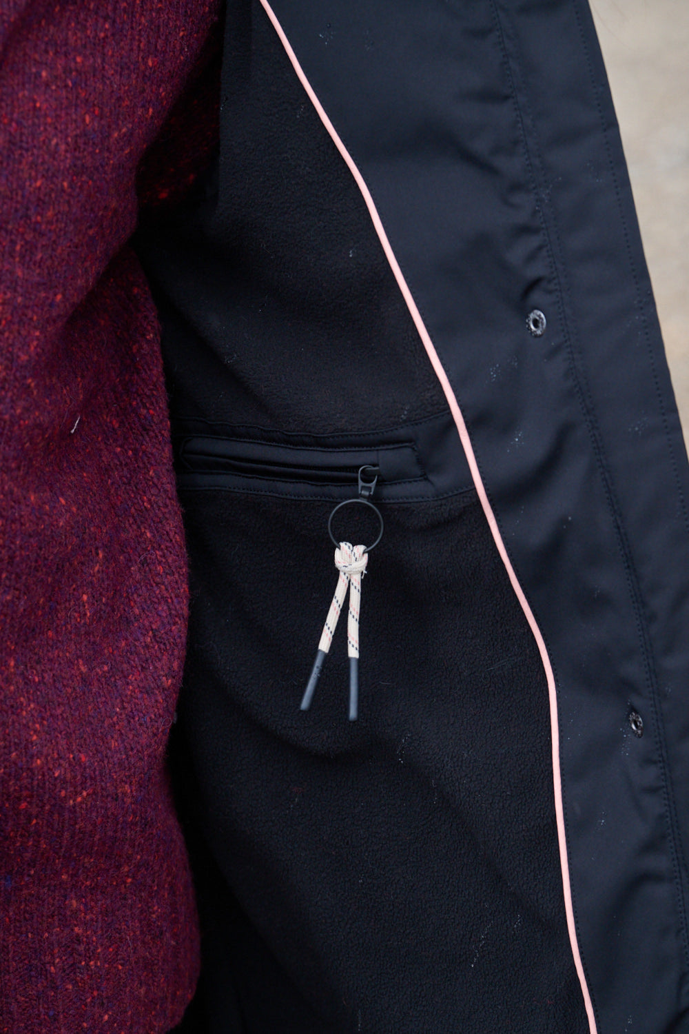 Cocoon Longline Coat - Black