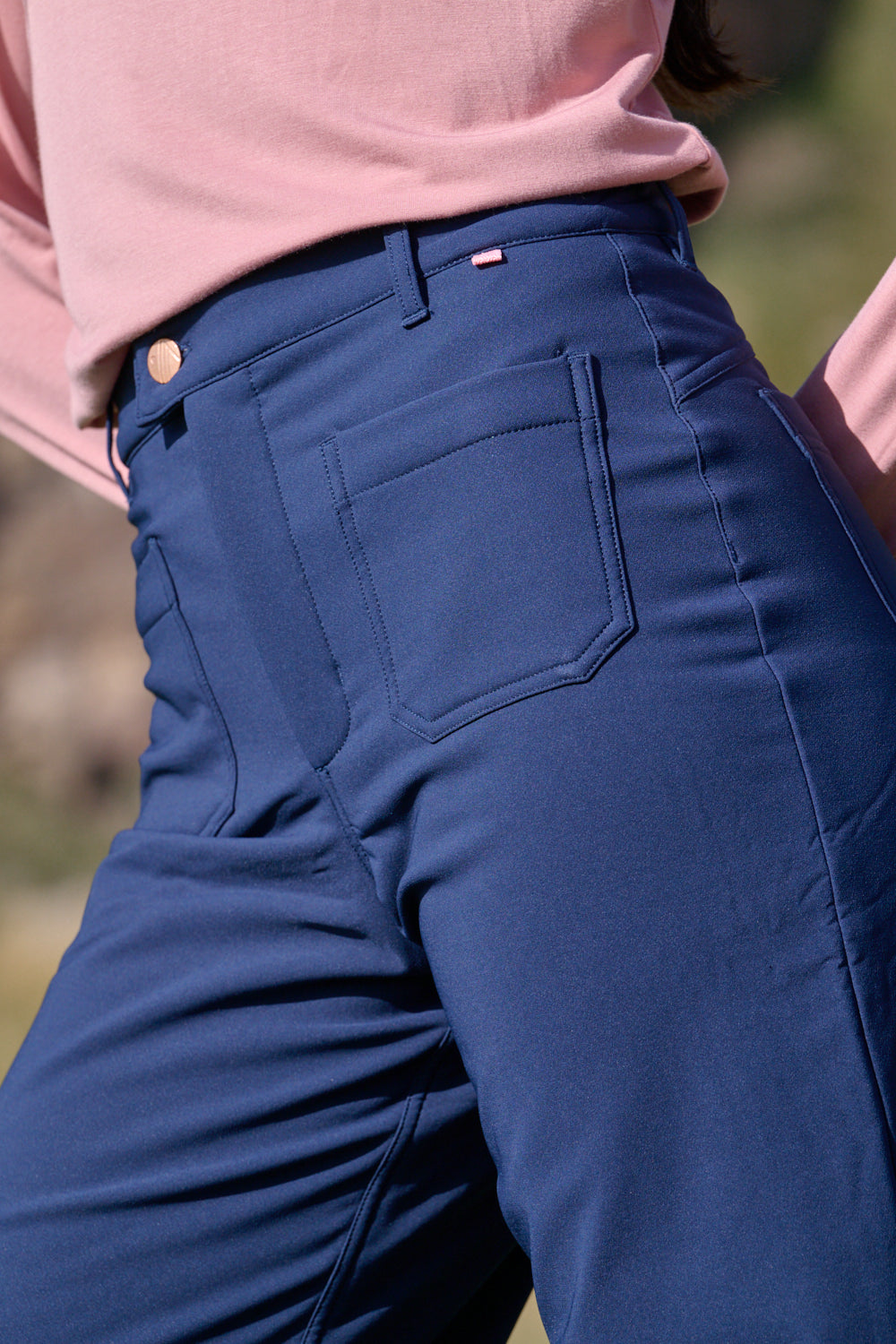 MAX Stretch Thermal Straight Leg Trousers - Deep Navy