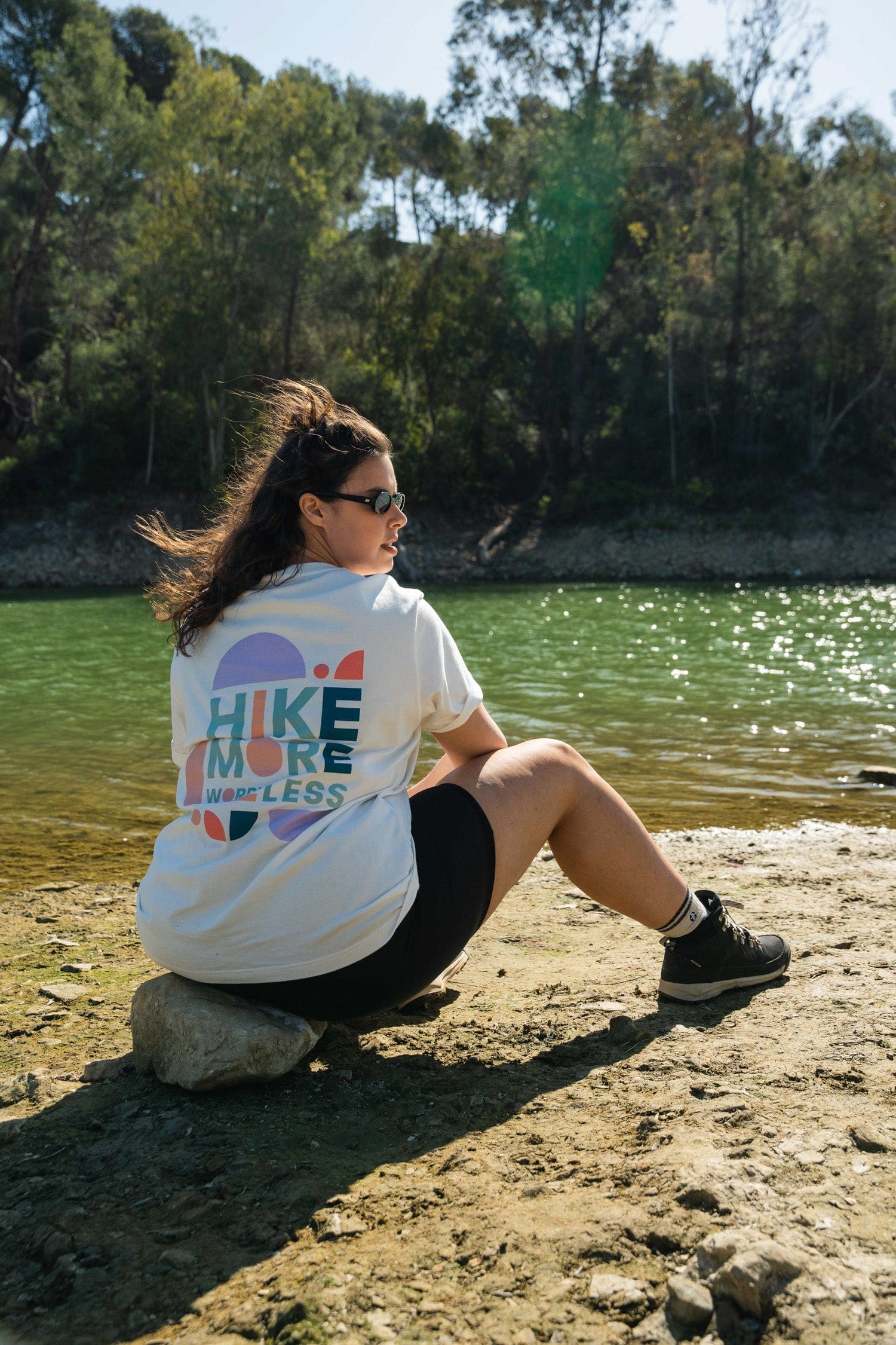 Hike More Graphic Tee - Off White T-Shirts  